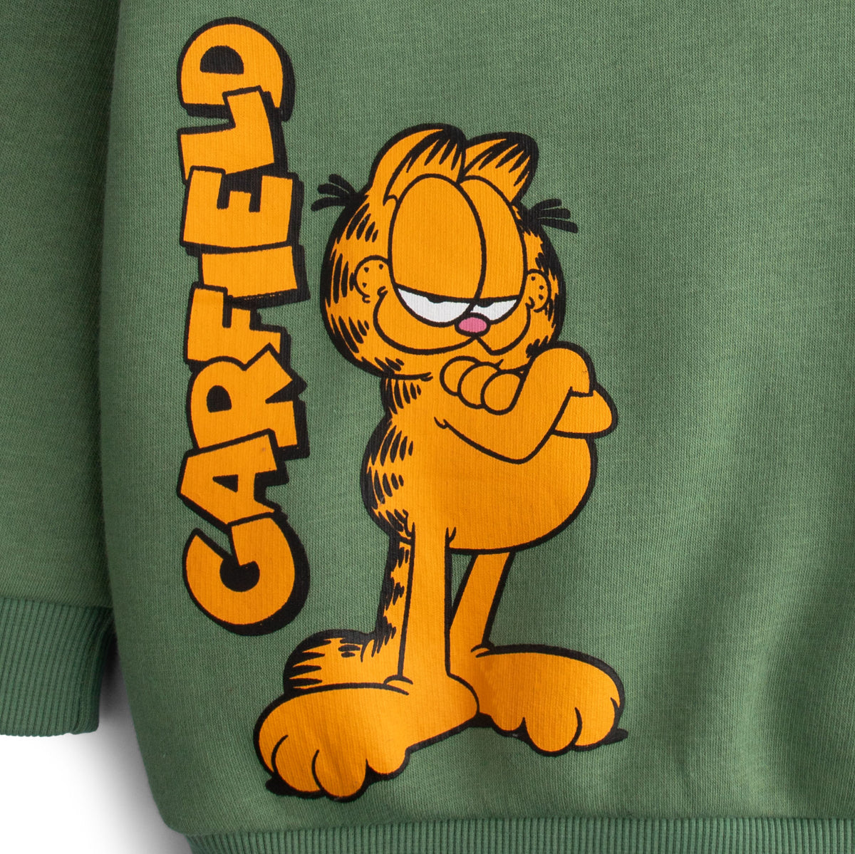 Sweatshirt Vintage Garfield 1978 - Taille L, Coupe Oversized, Thème Cinéma, Occasion Très Bon état