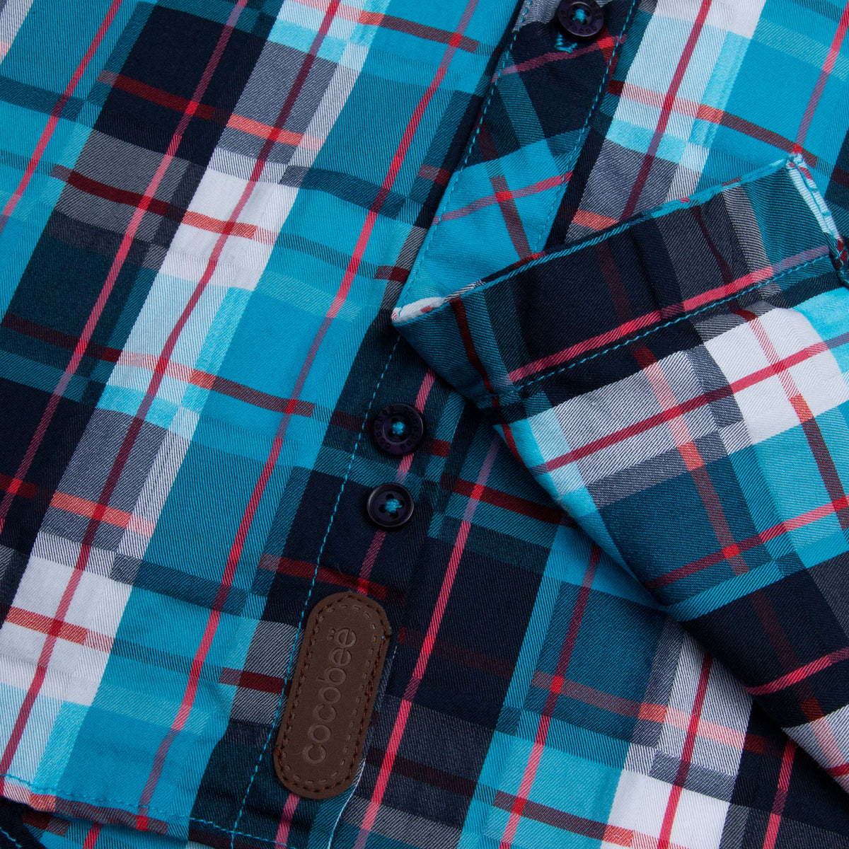 Blue Plaid Dress Shirt – cocobee