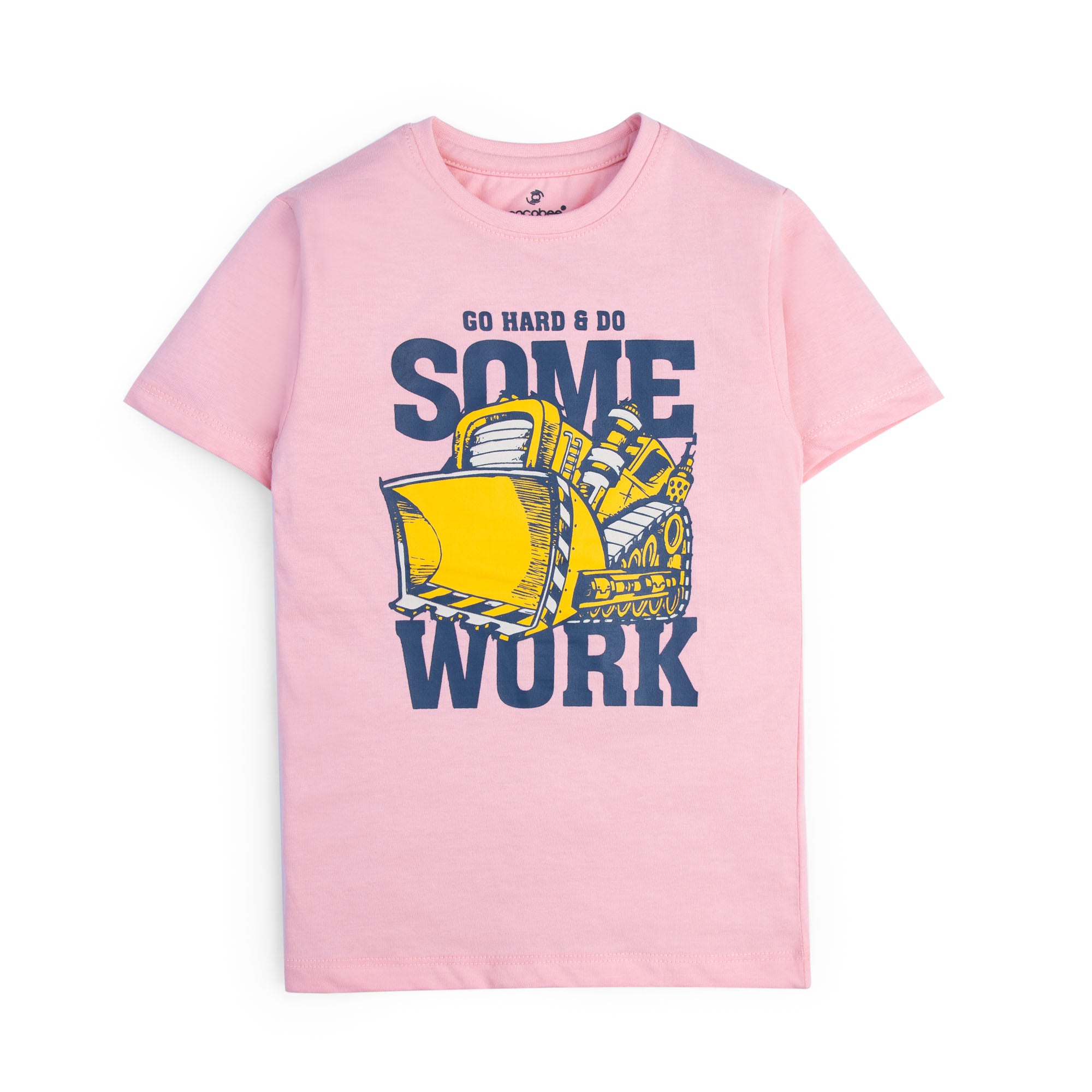 Pink Crew Graphic T-shirt