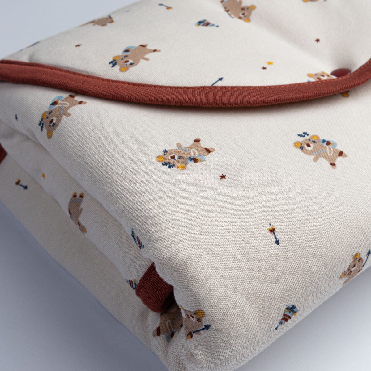 Roasted White Swaddle Sheet cocobee