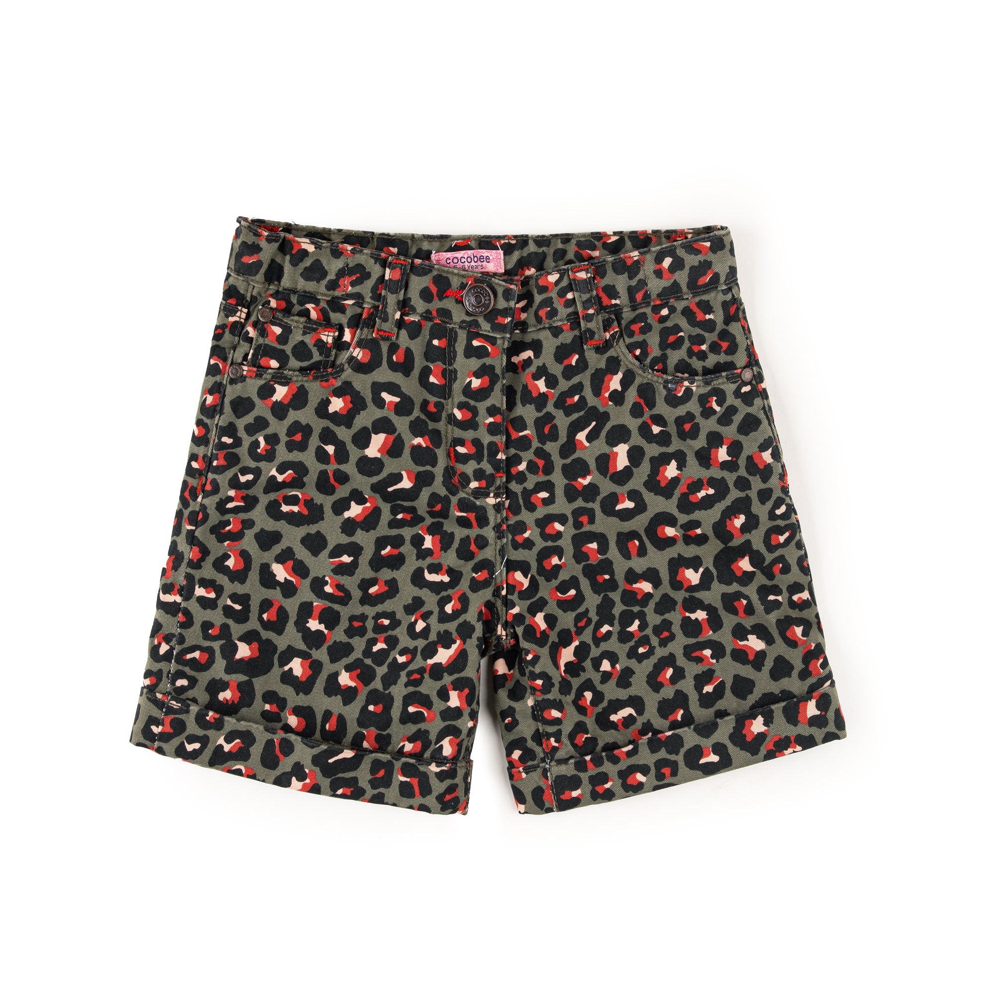 Printed Twill Casual Short