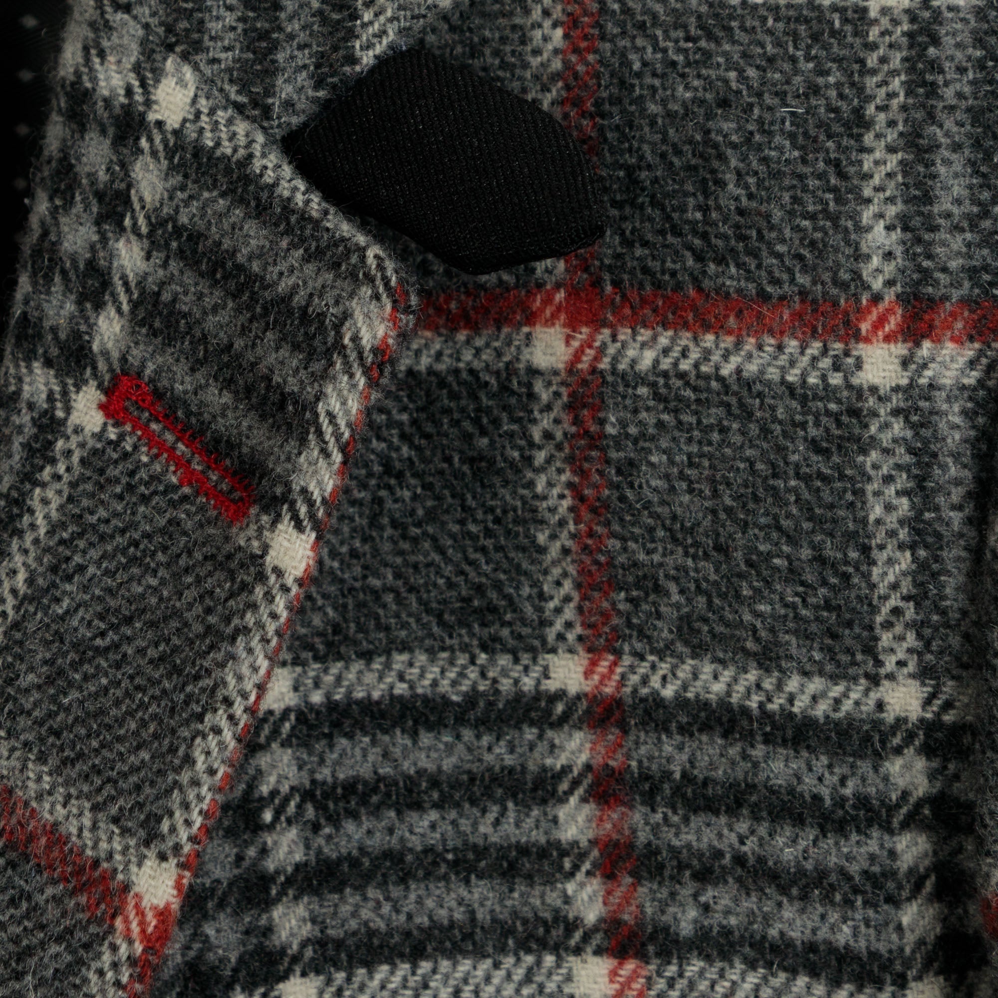 Iron Grey Tartan Coat