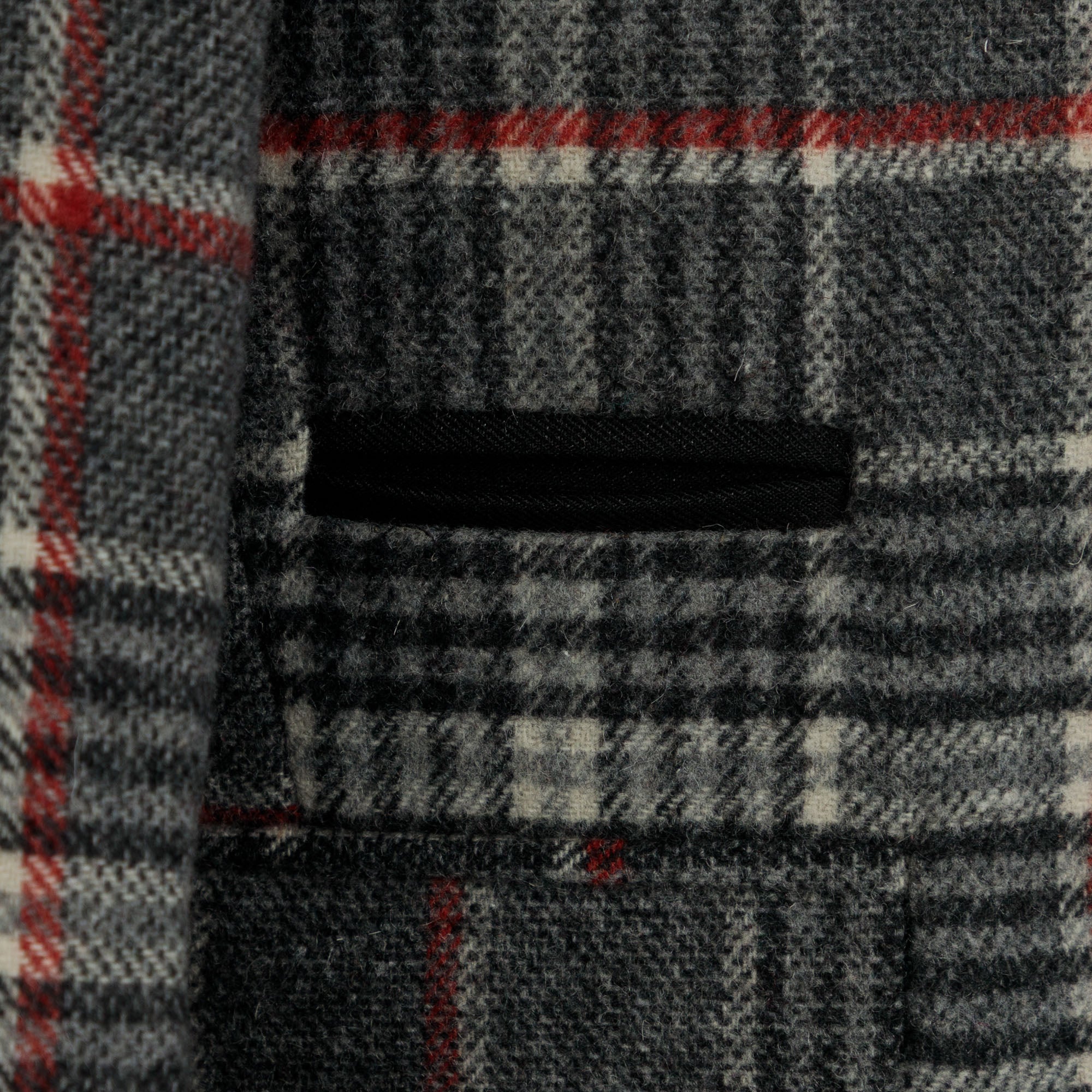 Iron Grey Tartan Coat