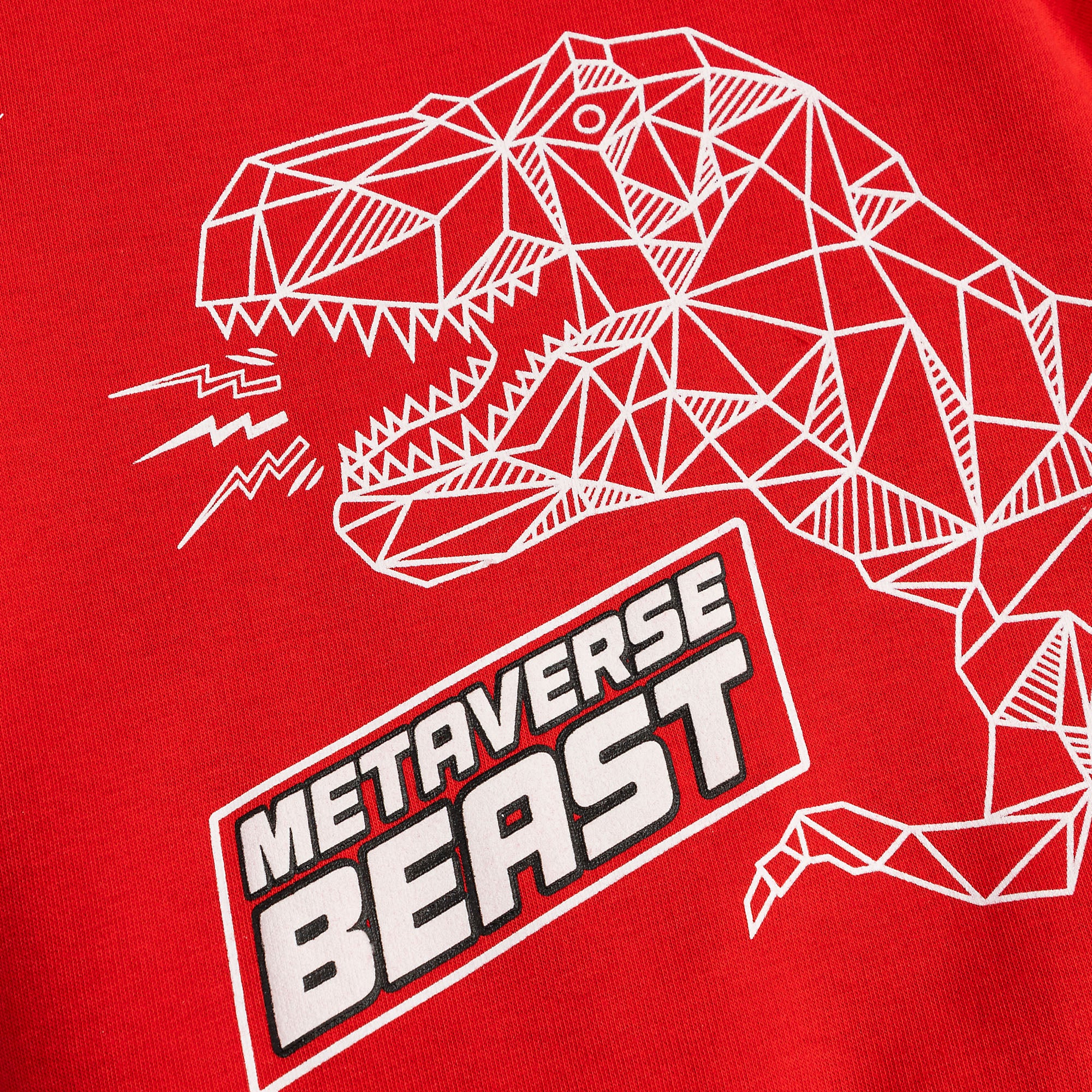 Red Beast Printed Sweatshirt