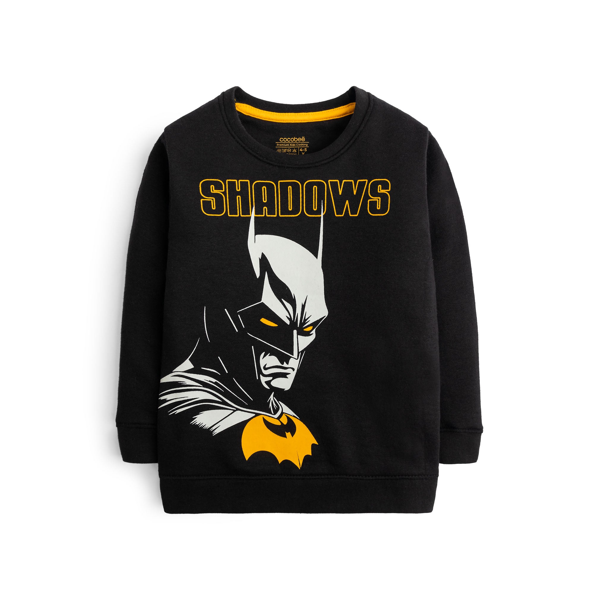 Black Shadow Printed Sweatshirt