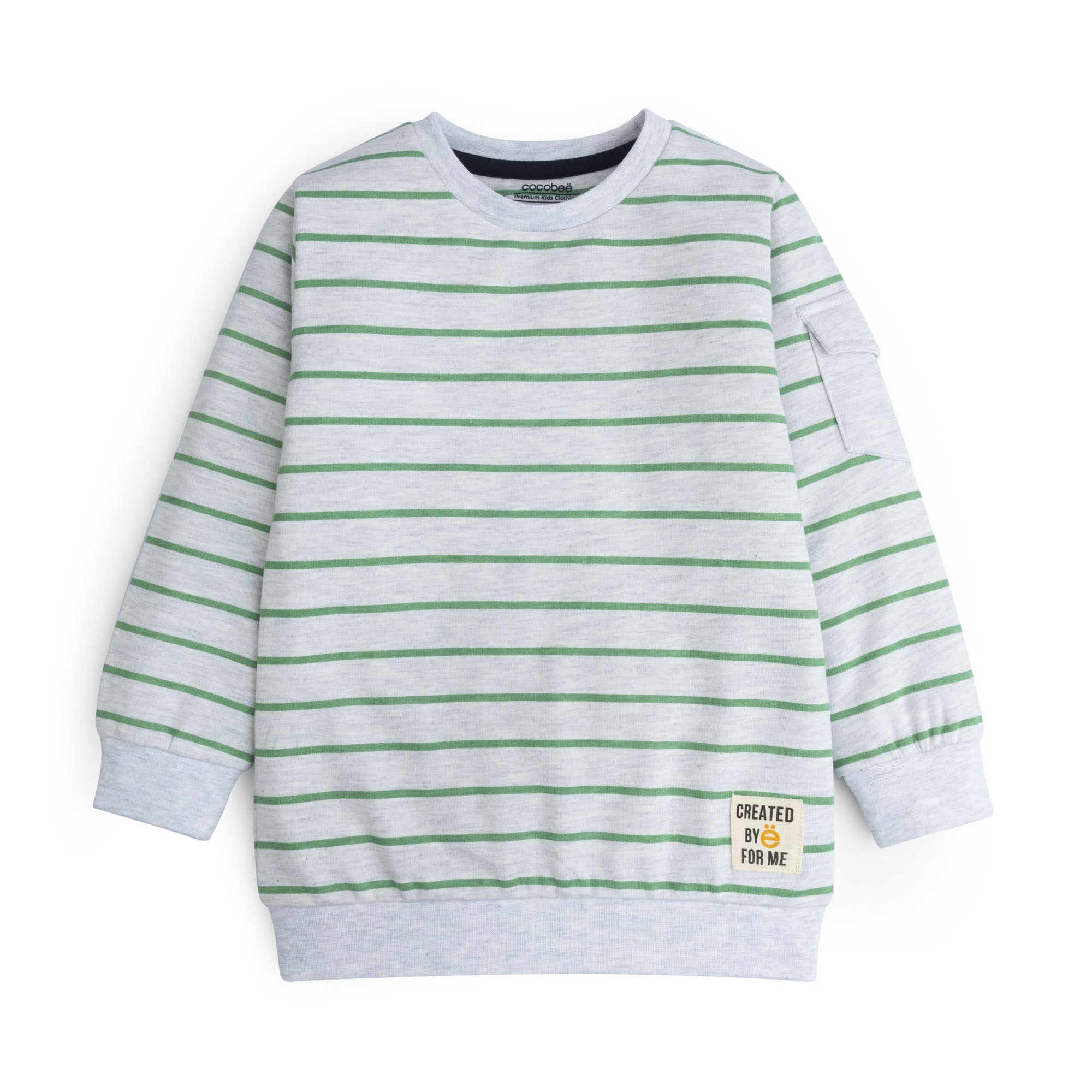 Stripe-Up Sweatshirt