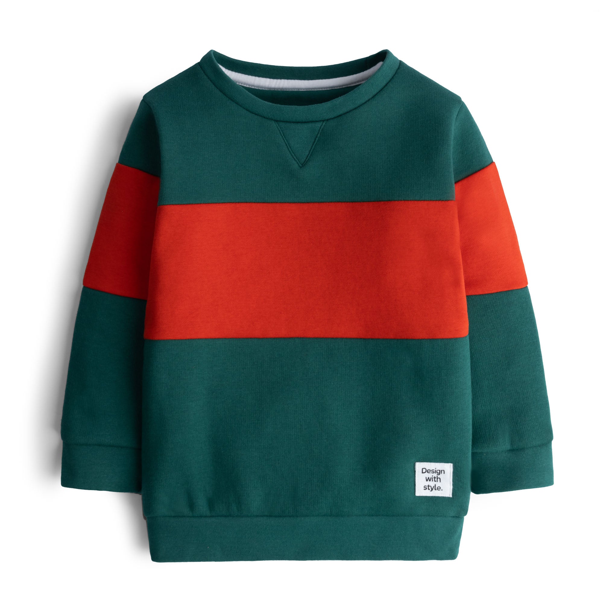 Leisurely Color-Block Sweatshirt