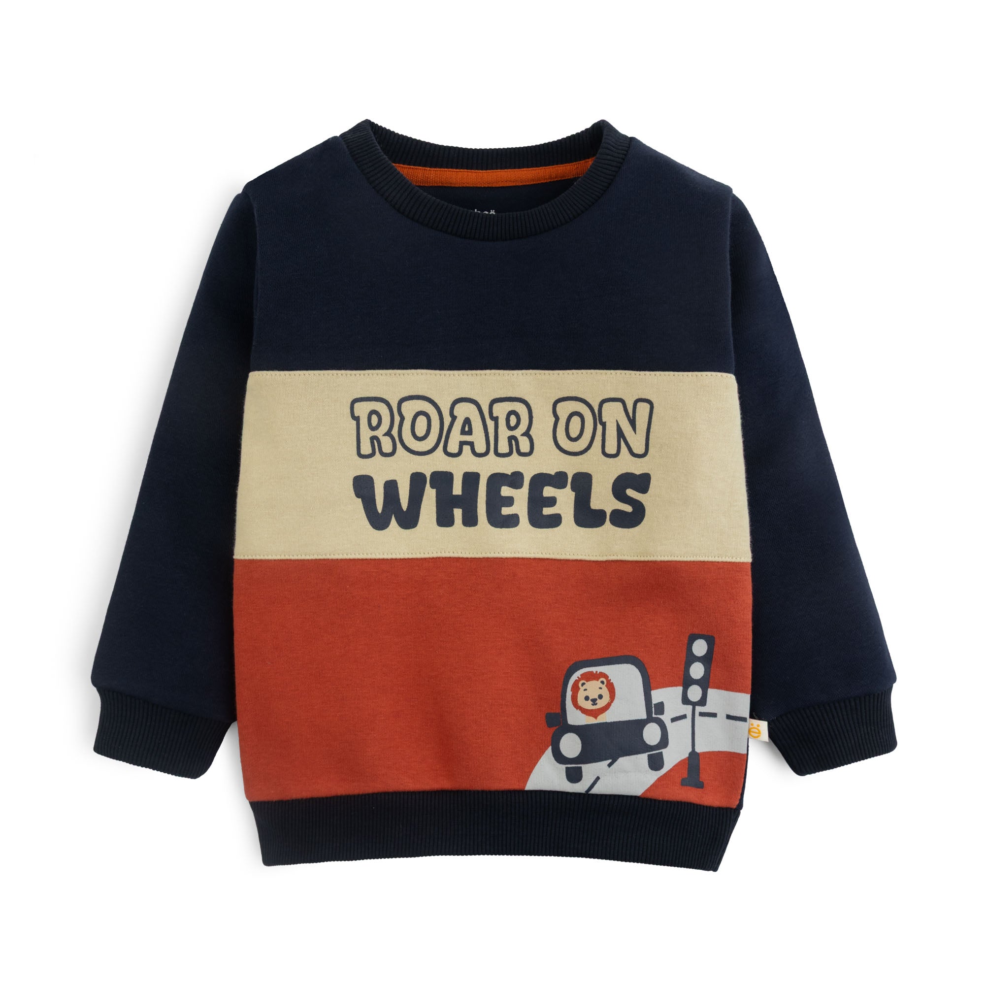 Roar Ride Color-block Sweatshirt