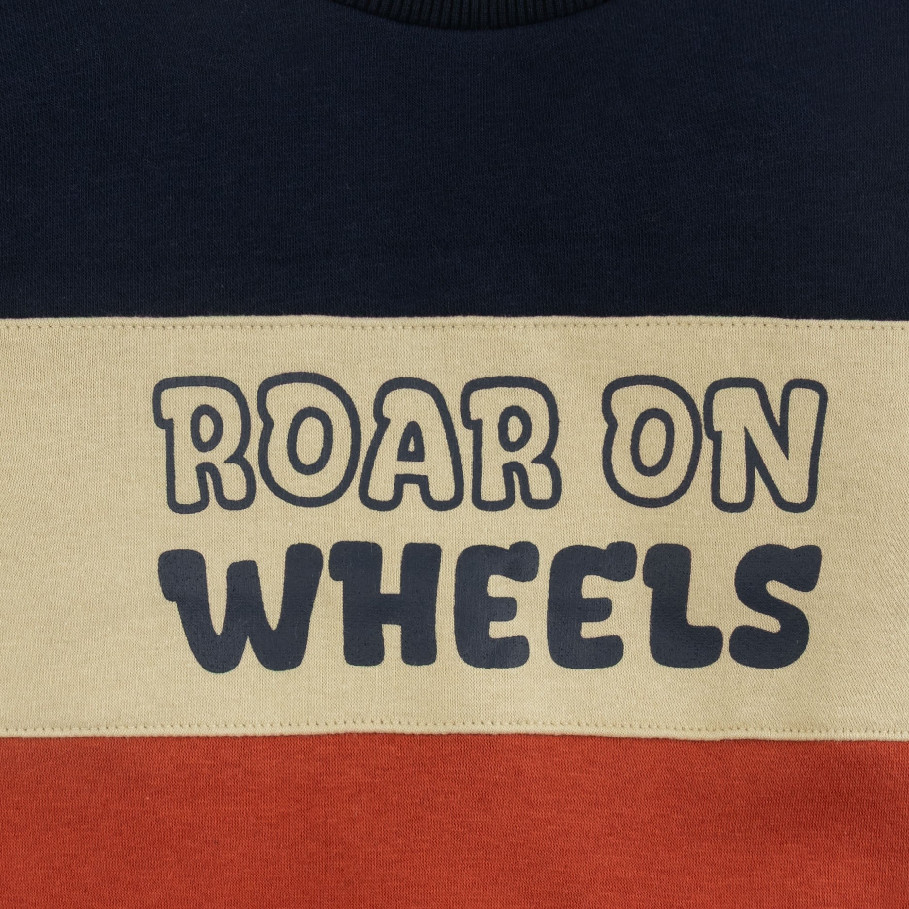 Roar Ride Color-block Sweatshirt