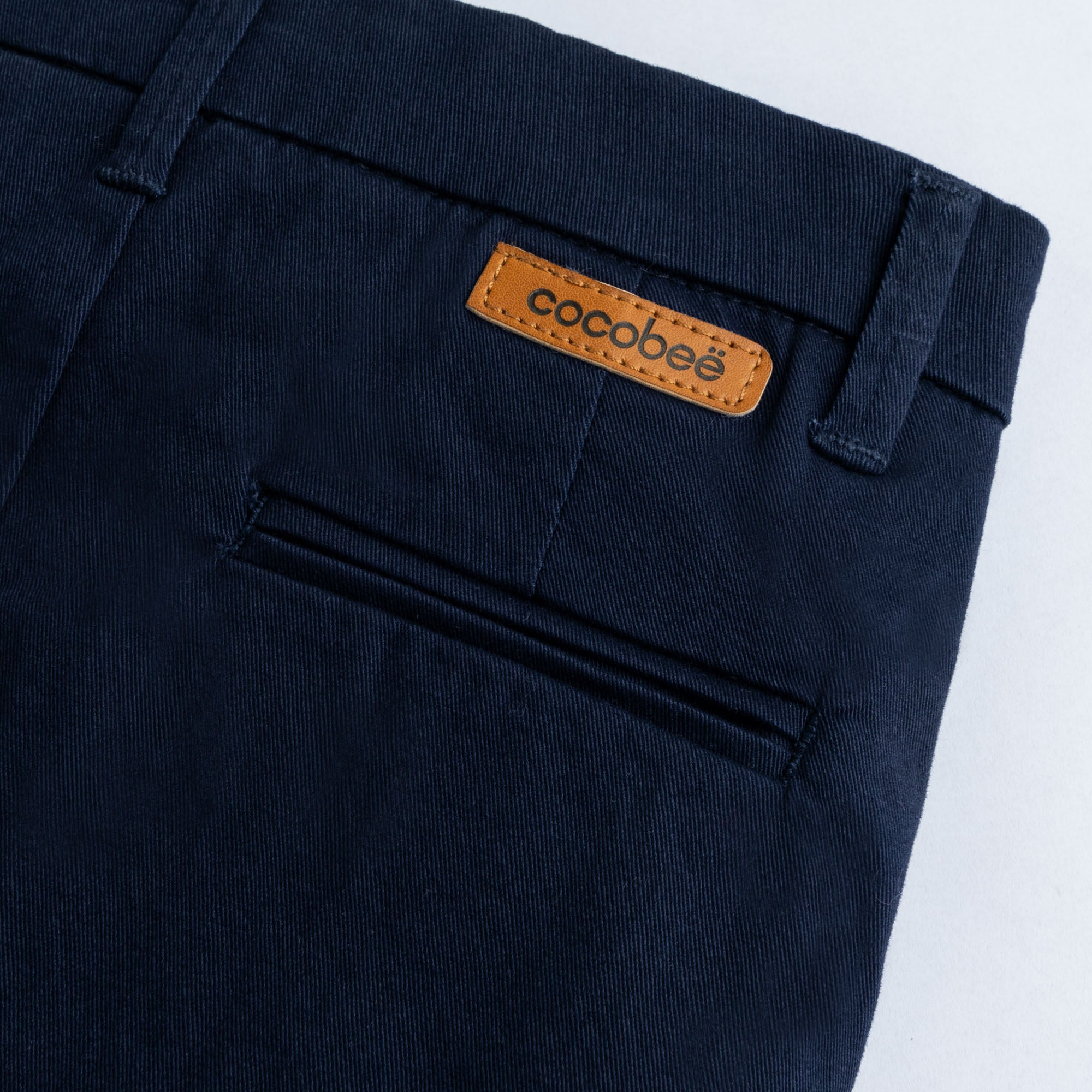 Navy Classic Cotton Pant