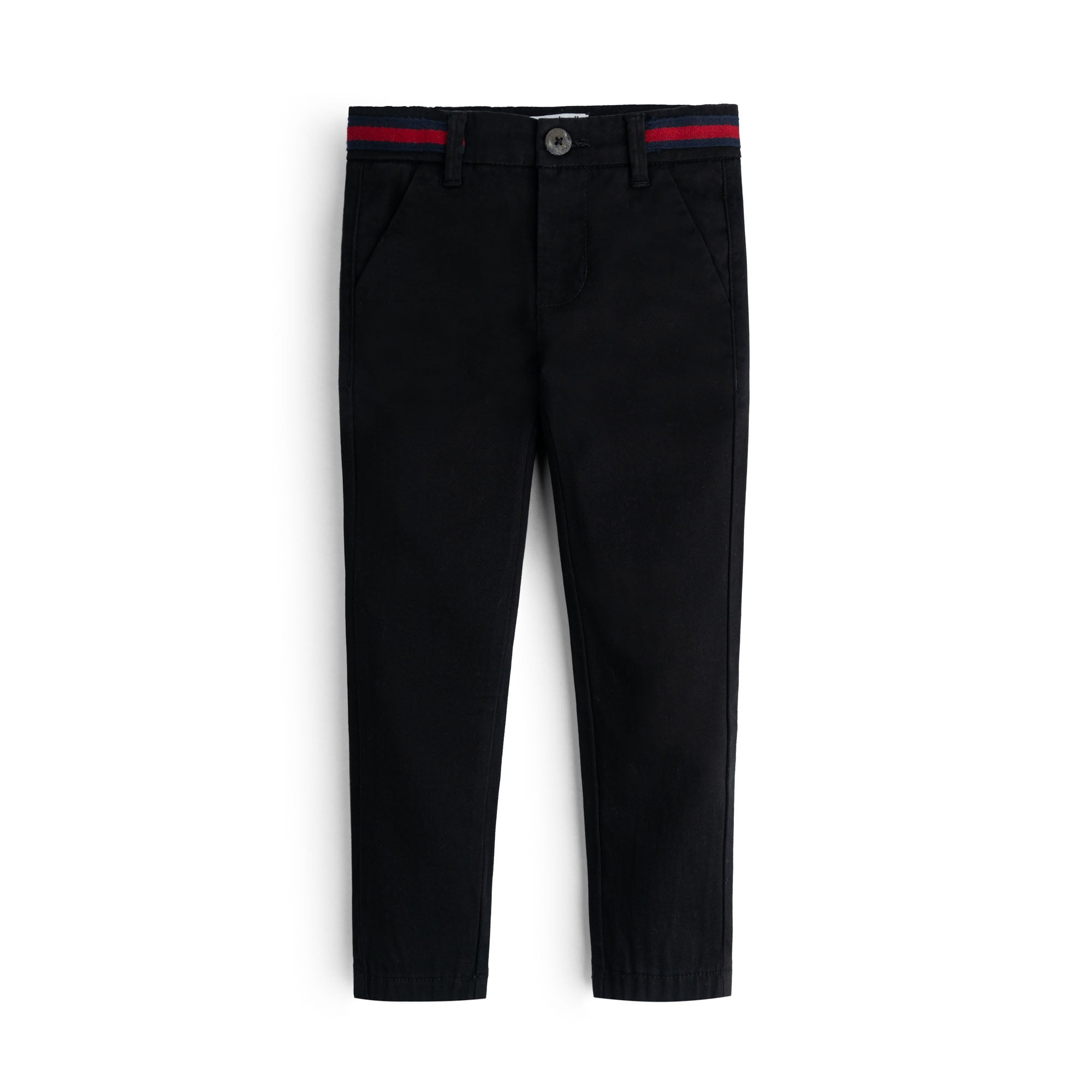 Tapered Black Chino Pant