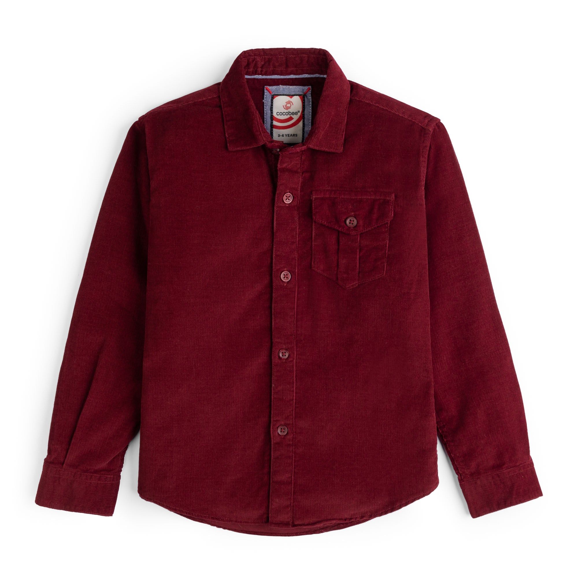 Berry Red Casual Shirt