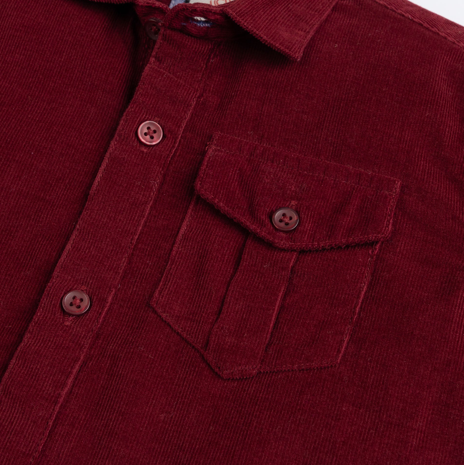 Berry Red Casual Shirt