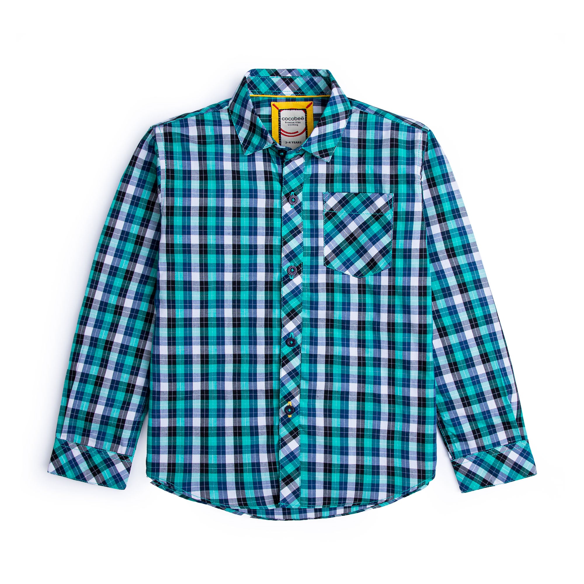 Lichen Blue Check Shirt