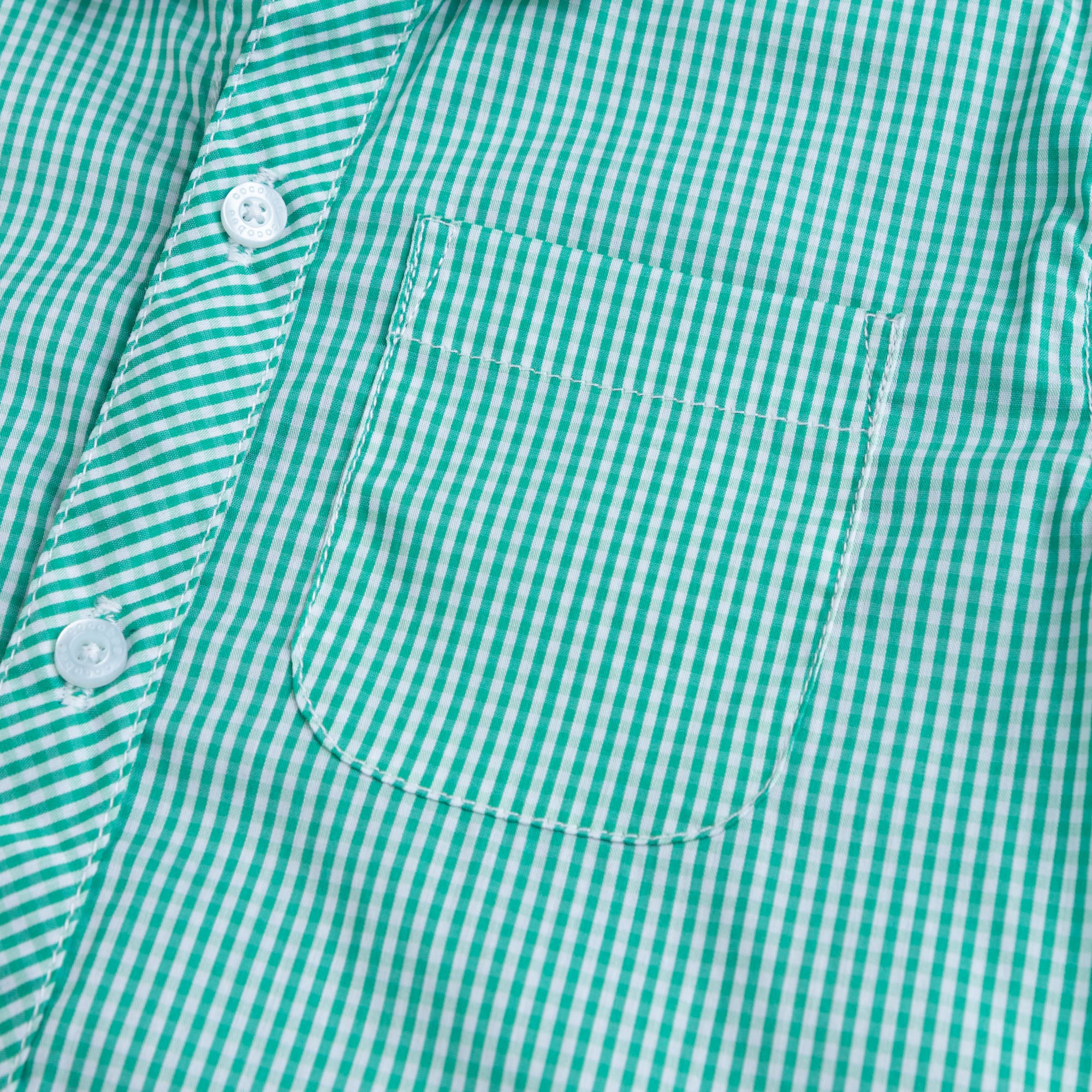 Mint Green Checkered Dress Shirt