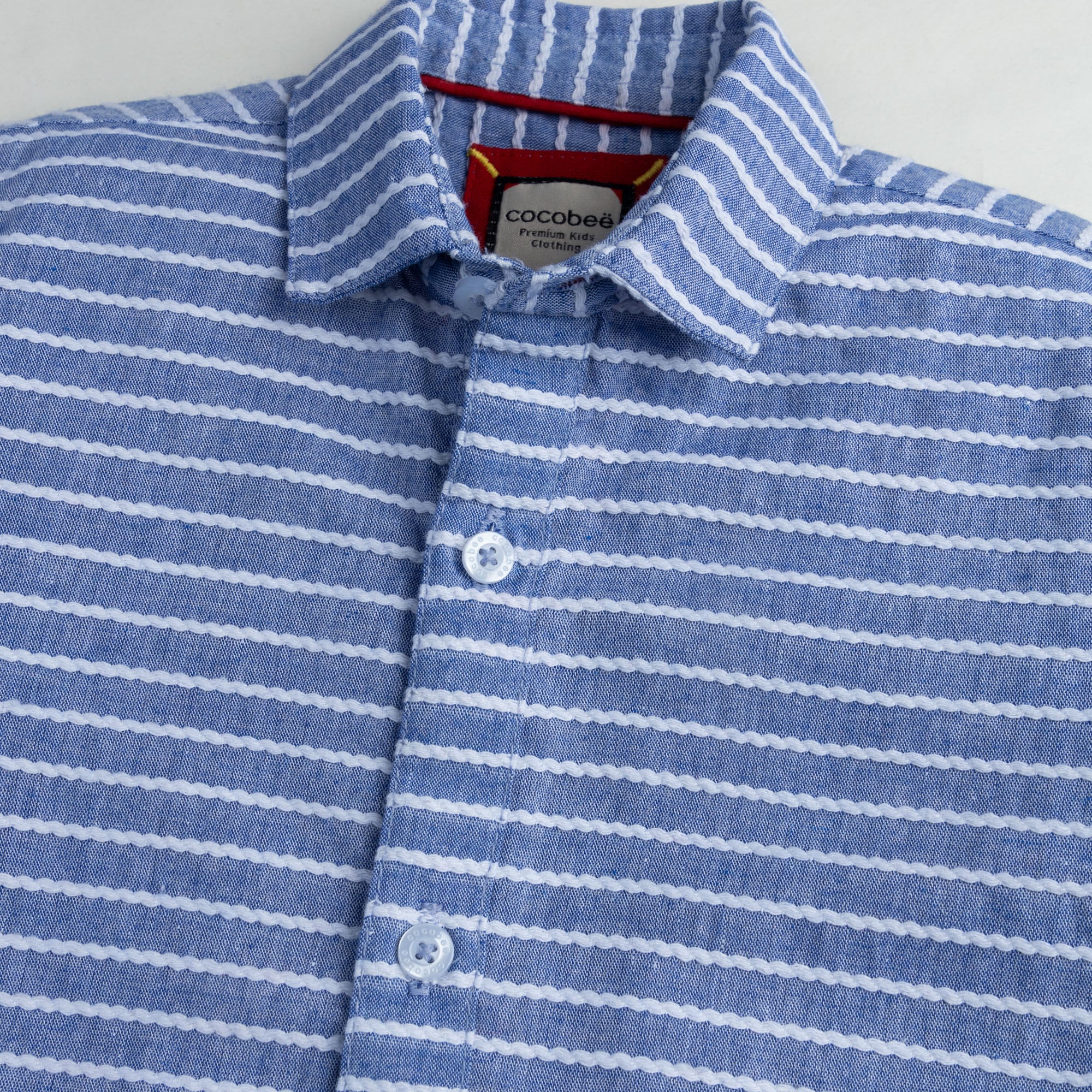 Summer Blue Striper Shirt