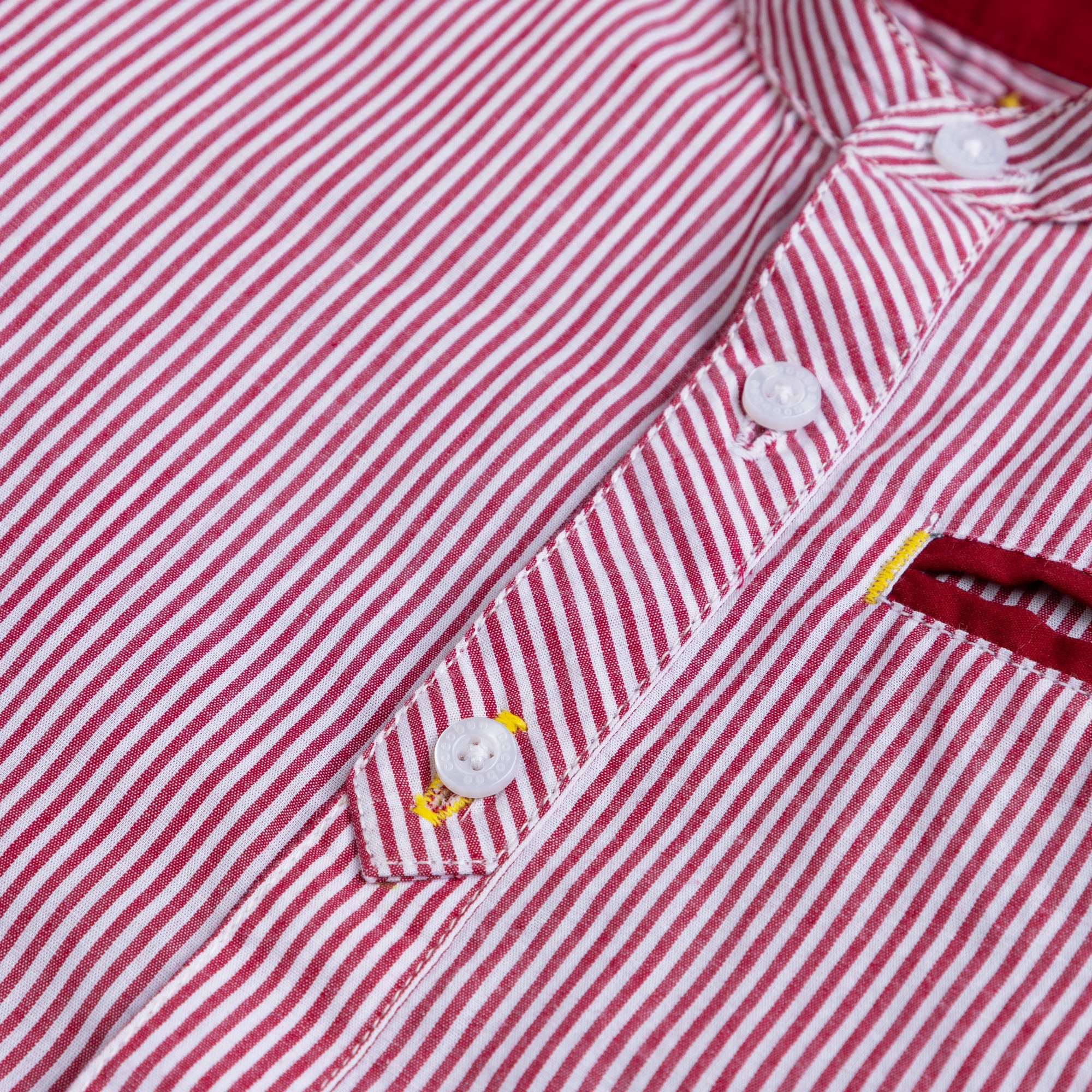 Striping Pink Casual Shirt