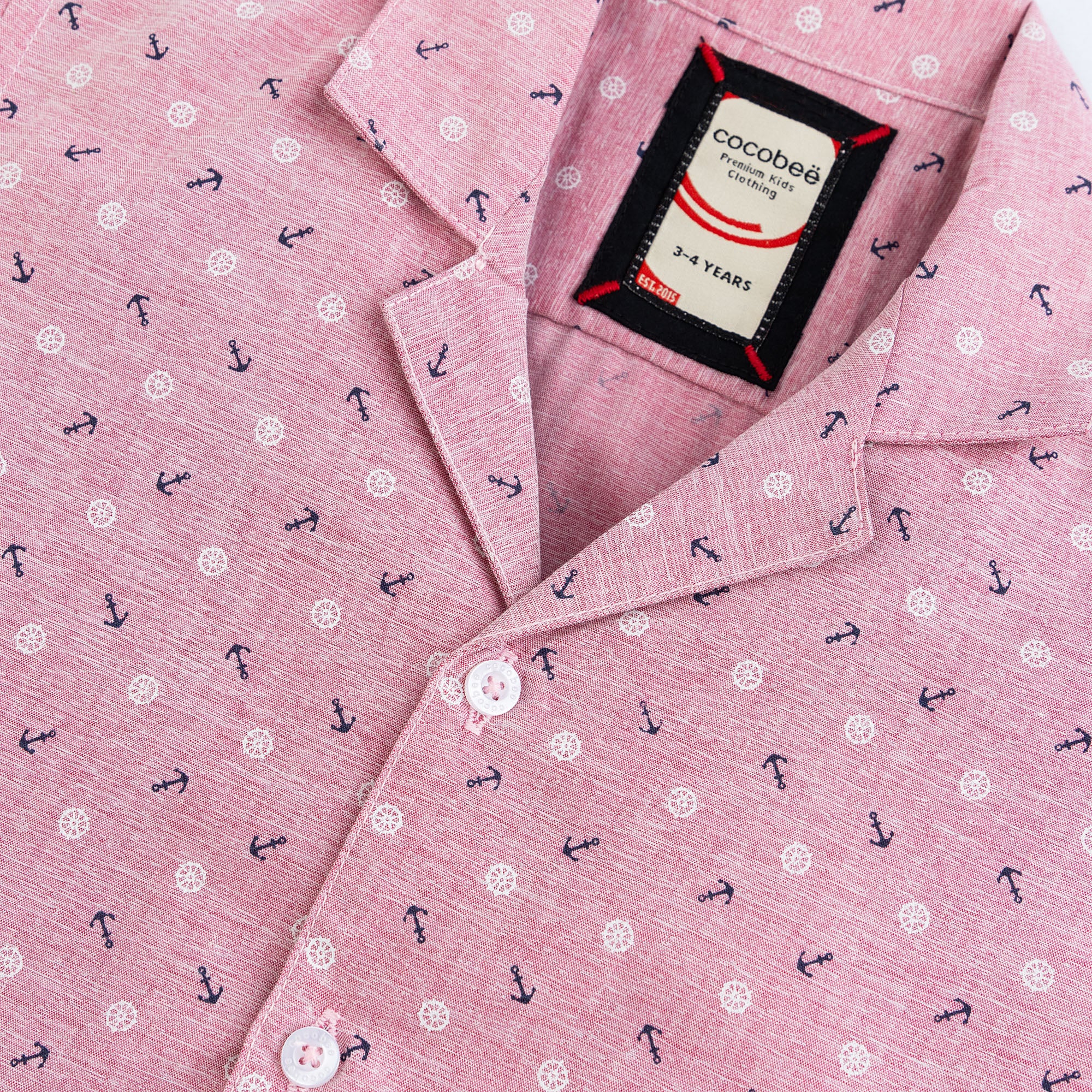 Printed Pink Dress Shirt