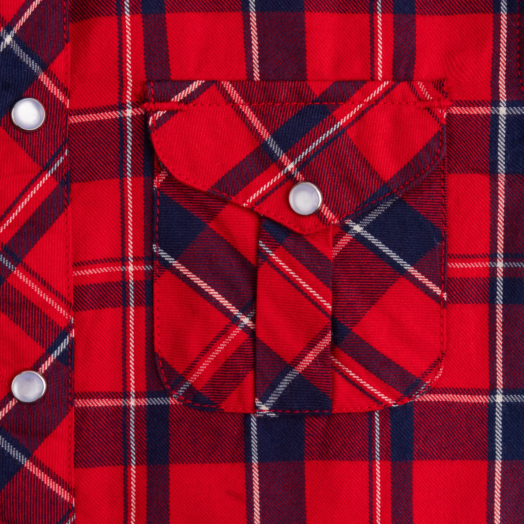 Pocketed Check Shirt