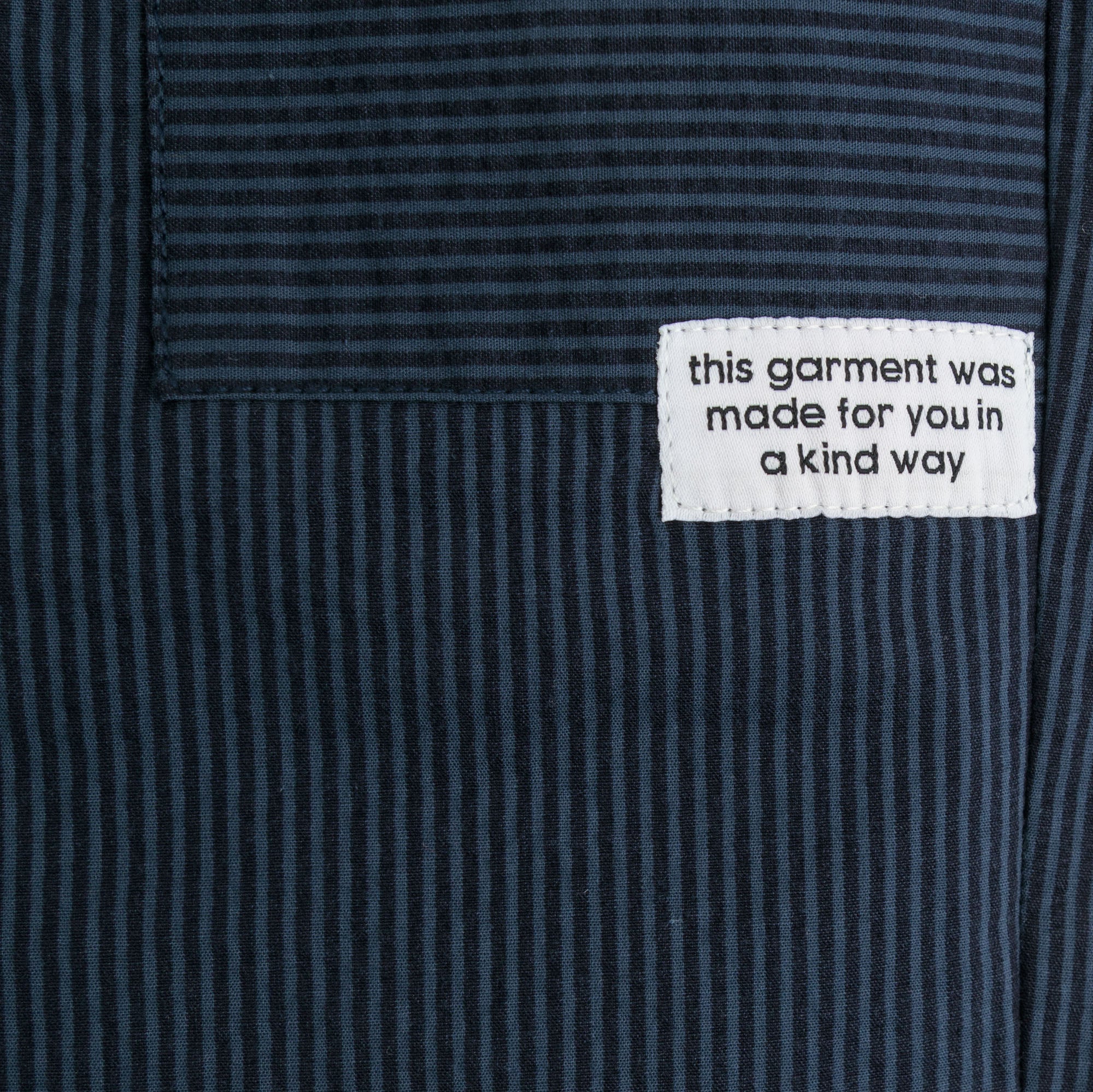 Navy Pinstripe Casual Trouser