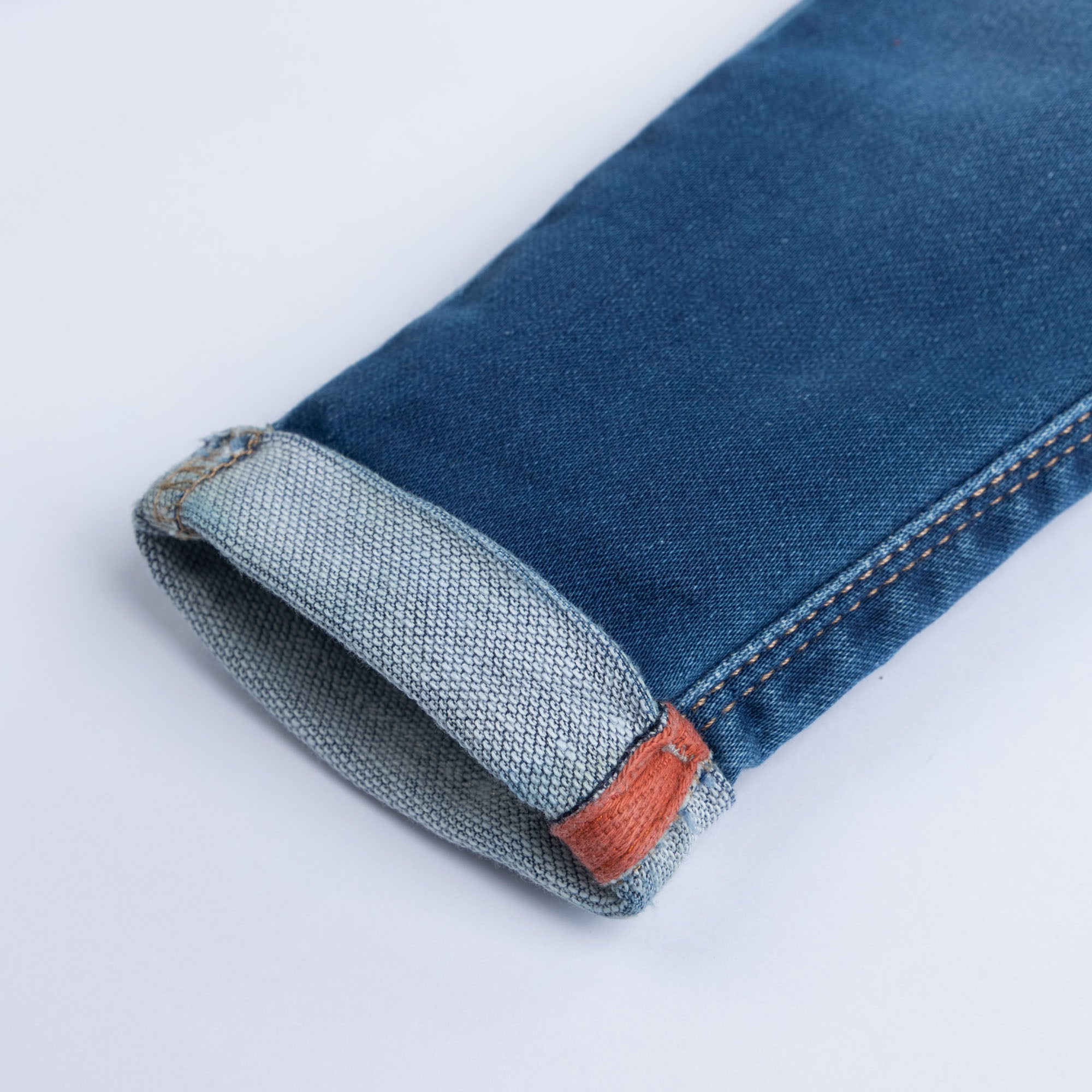 Elasticated Buttoned Denim Pant