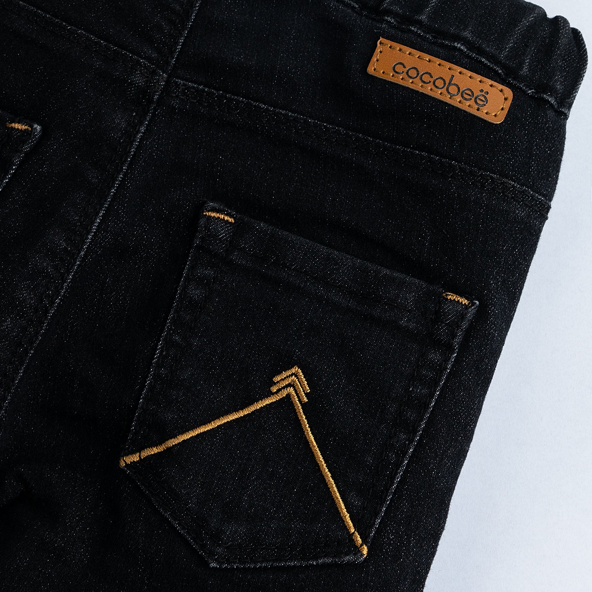 Black Stitch Denim