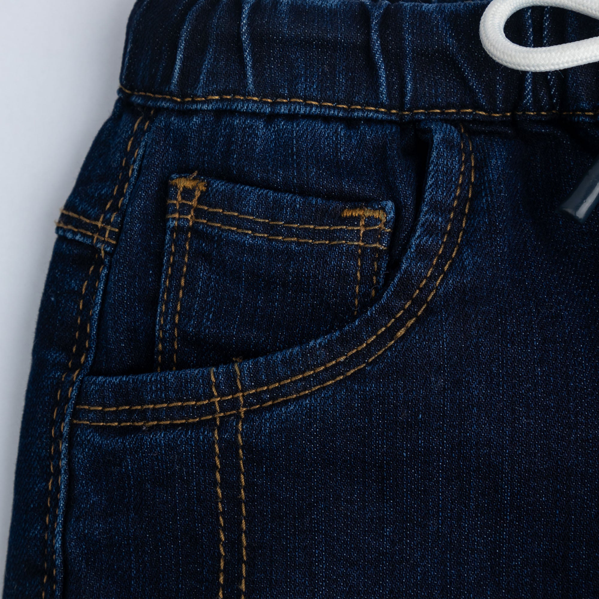 Pocketed Blue Denim