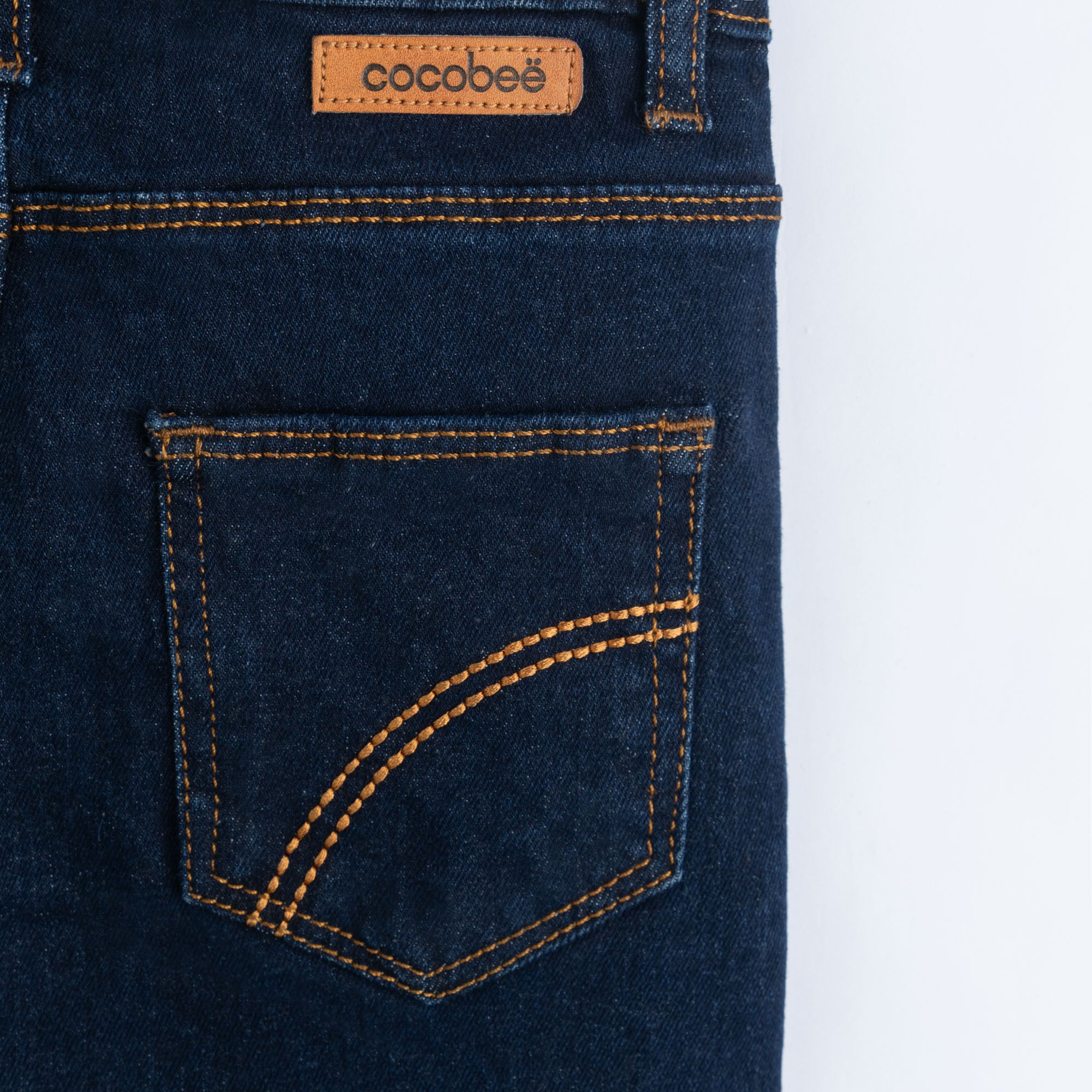 Navy Crest Denim