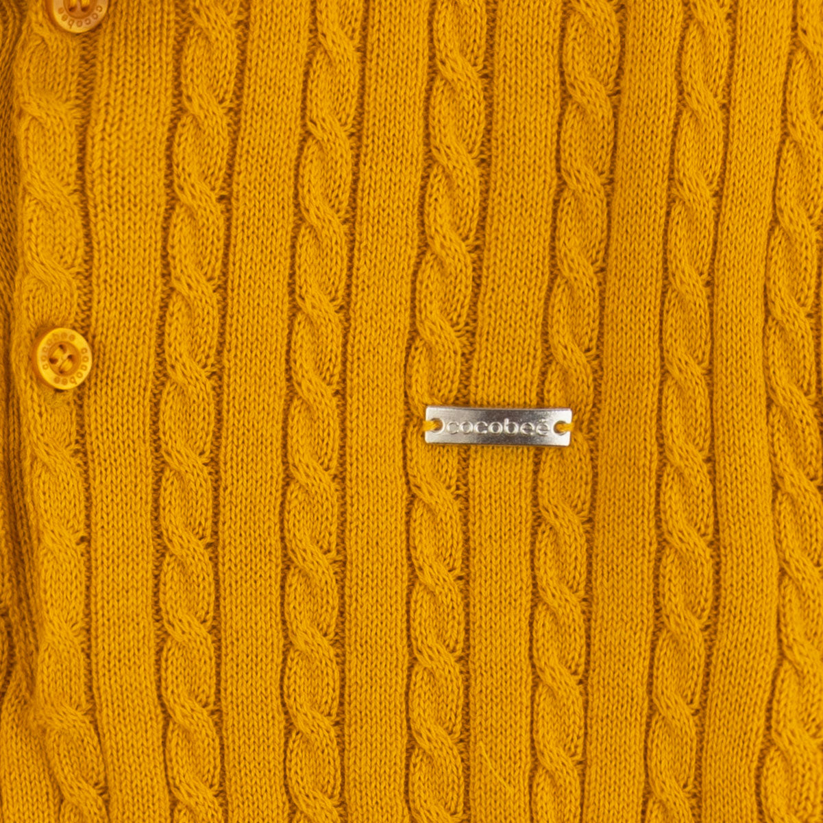 Mustard Knitted Texture Polo