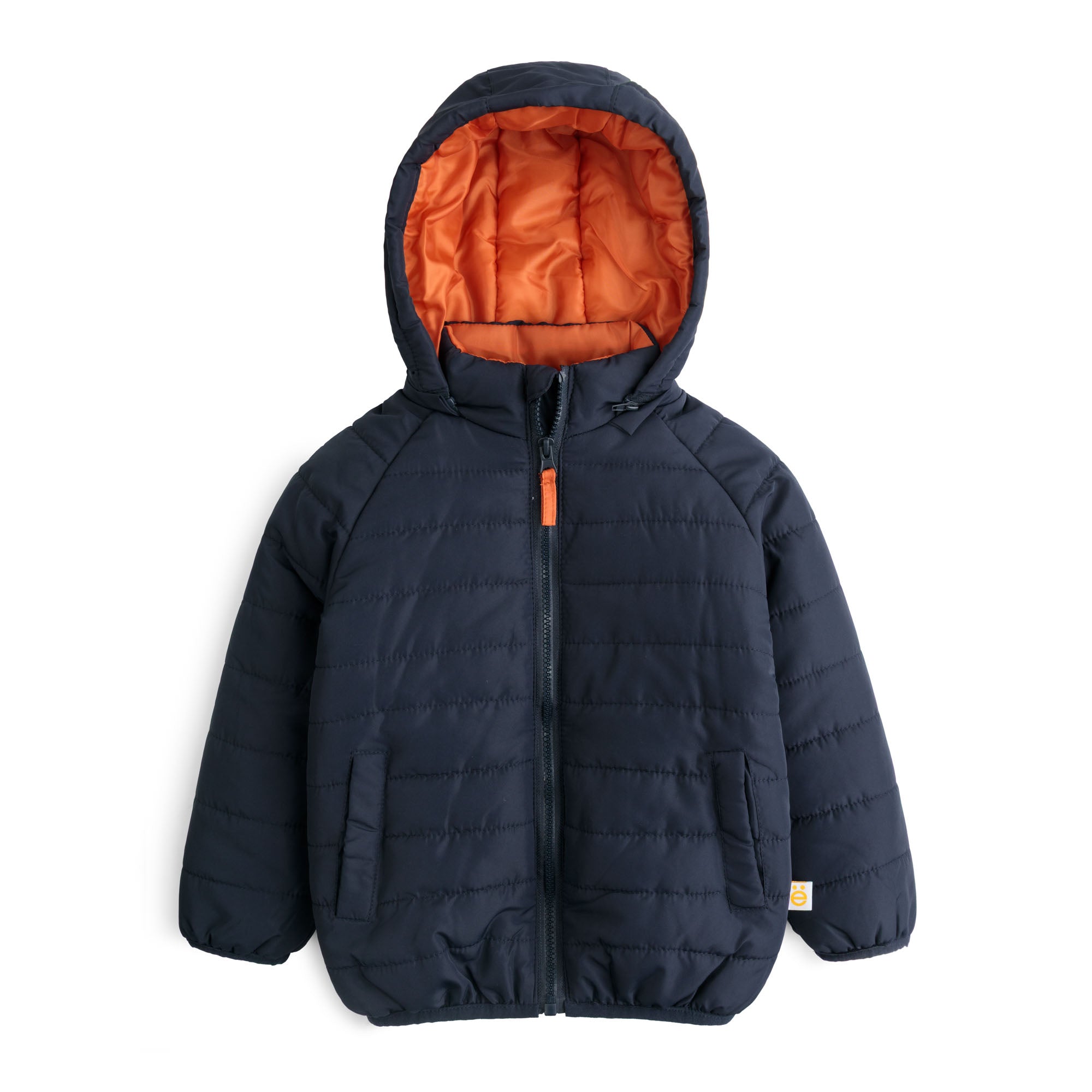 Midnight Blue Zip-up Puffer