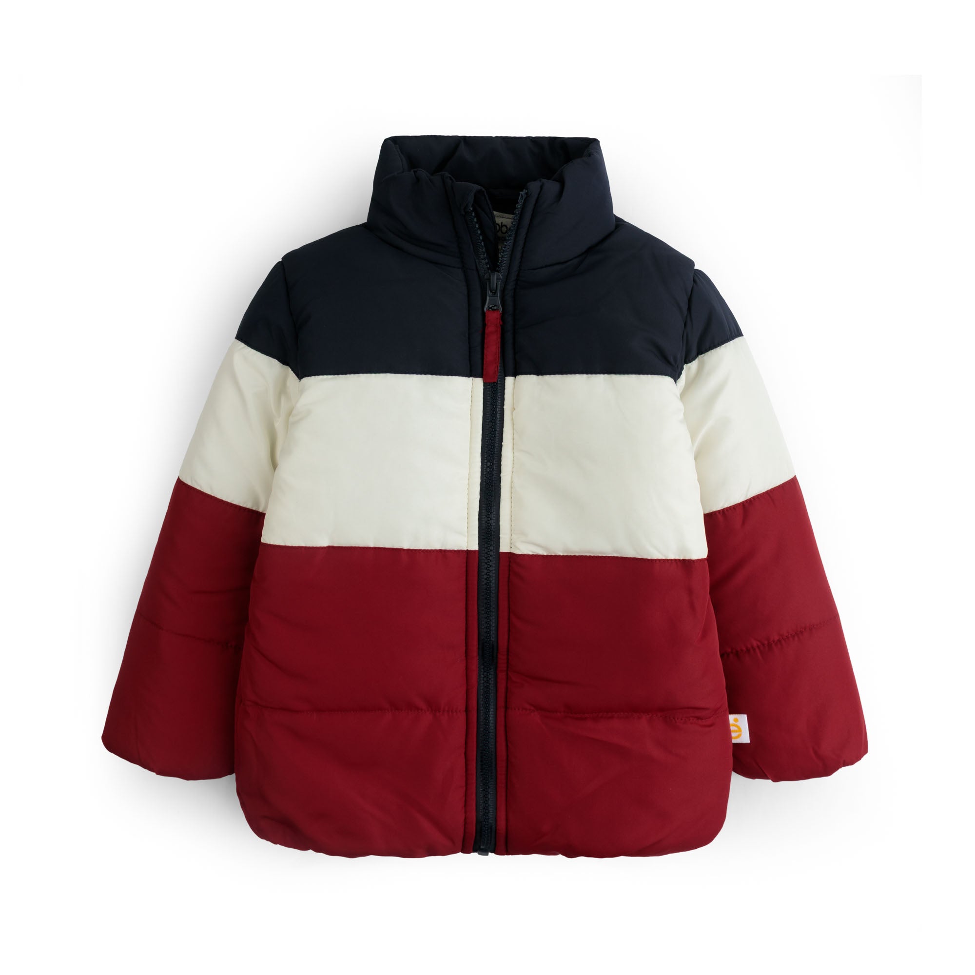 Classic Stripe Zip Puffer