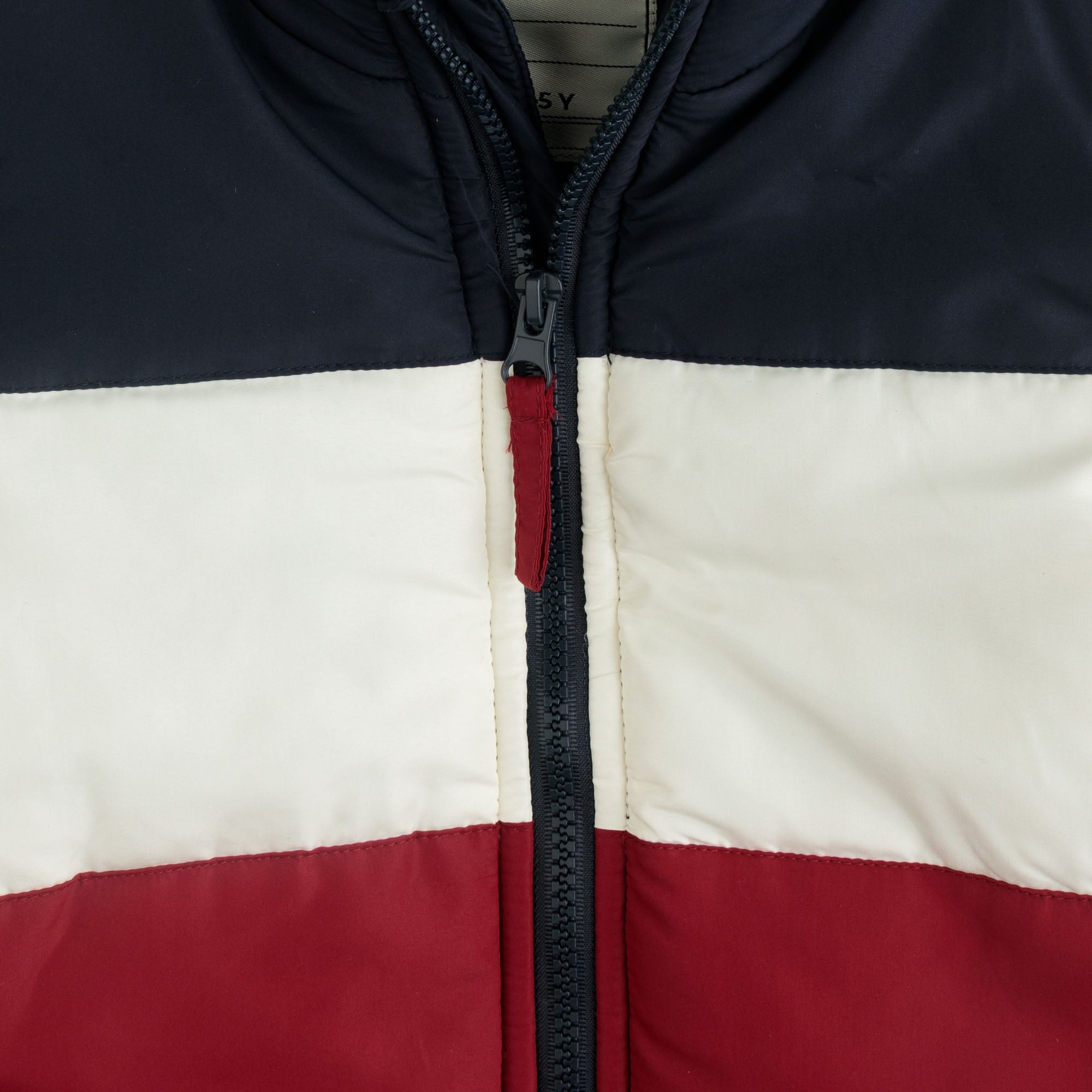Classic Stripe Zip Puffer