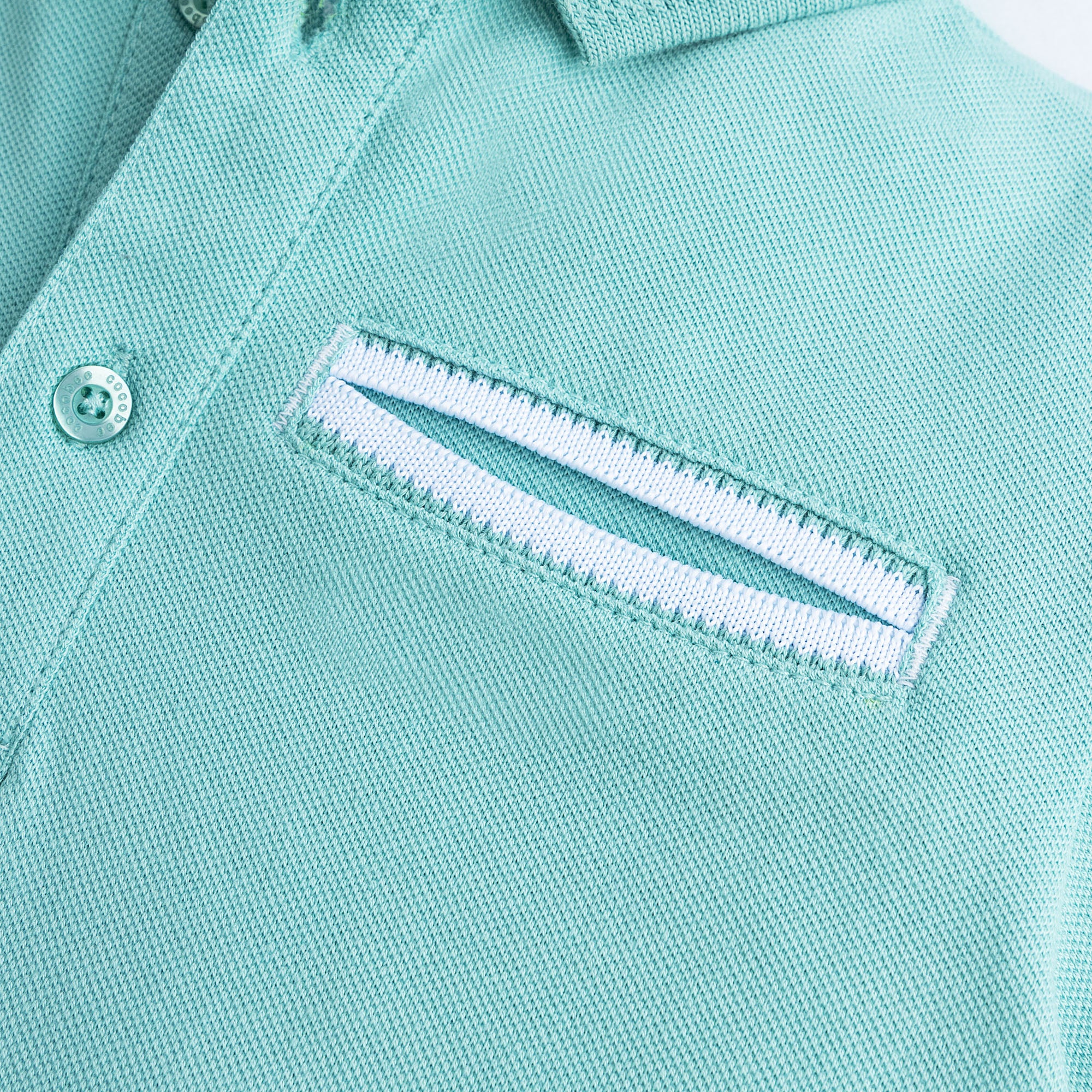 Oceanic Blue Solid Polo