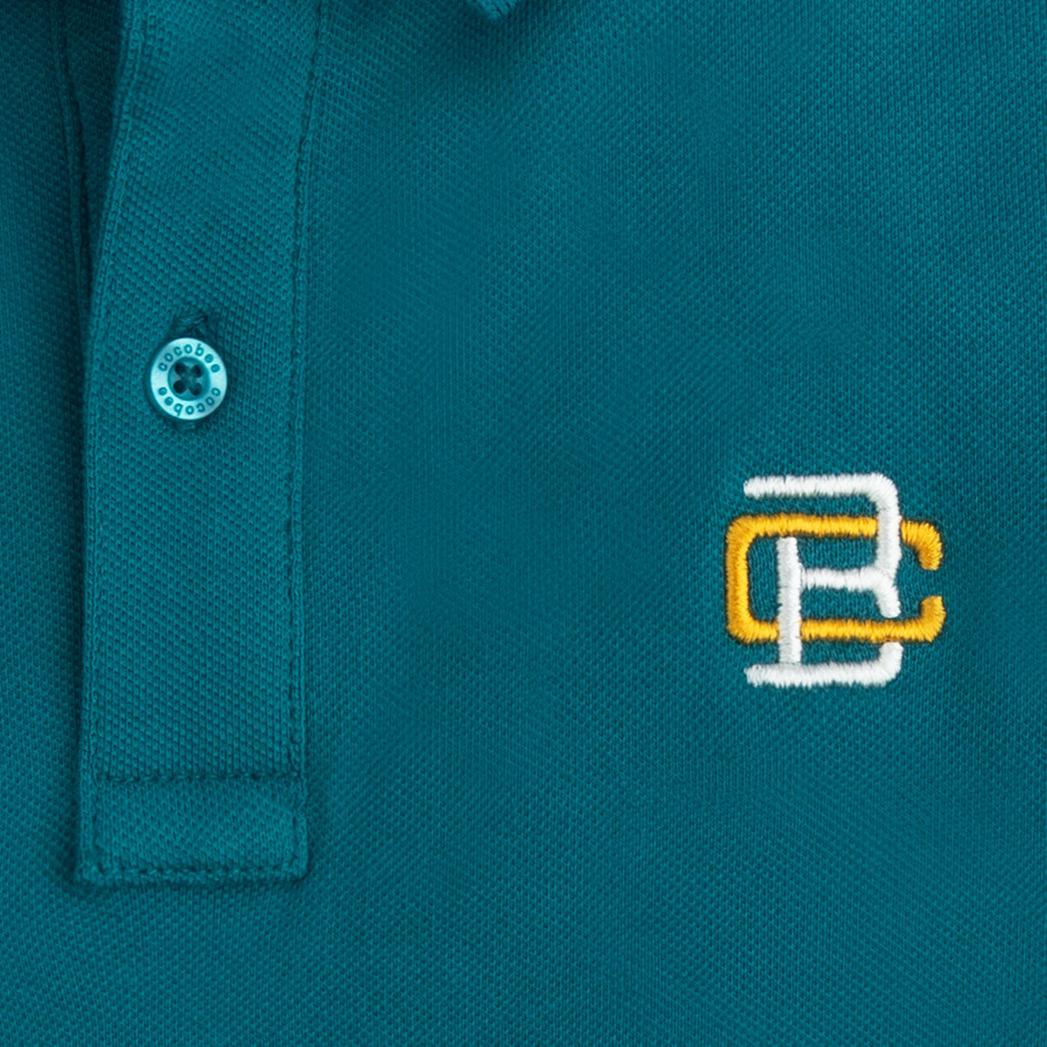 Classical Teal Blue Polo