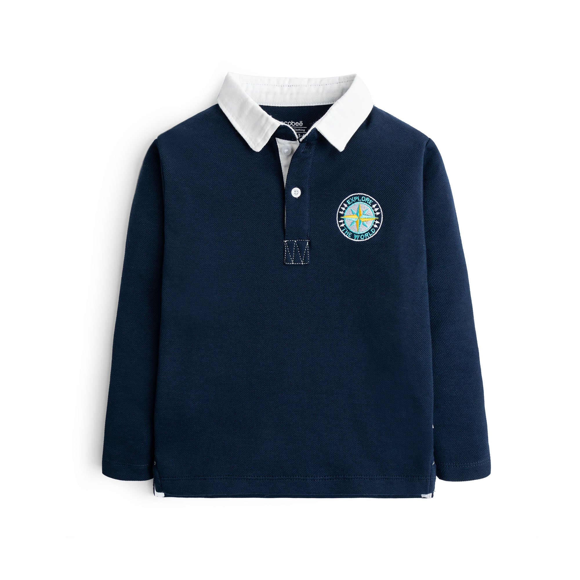 Solid Blue Rugby shirt – cocobee