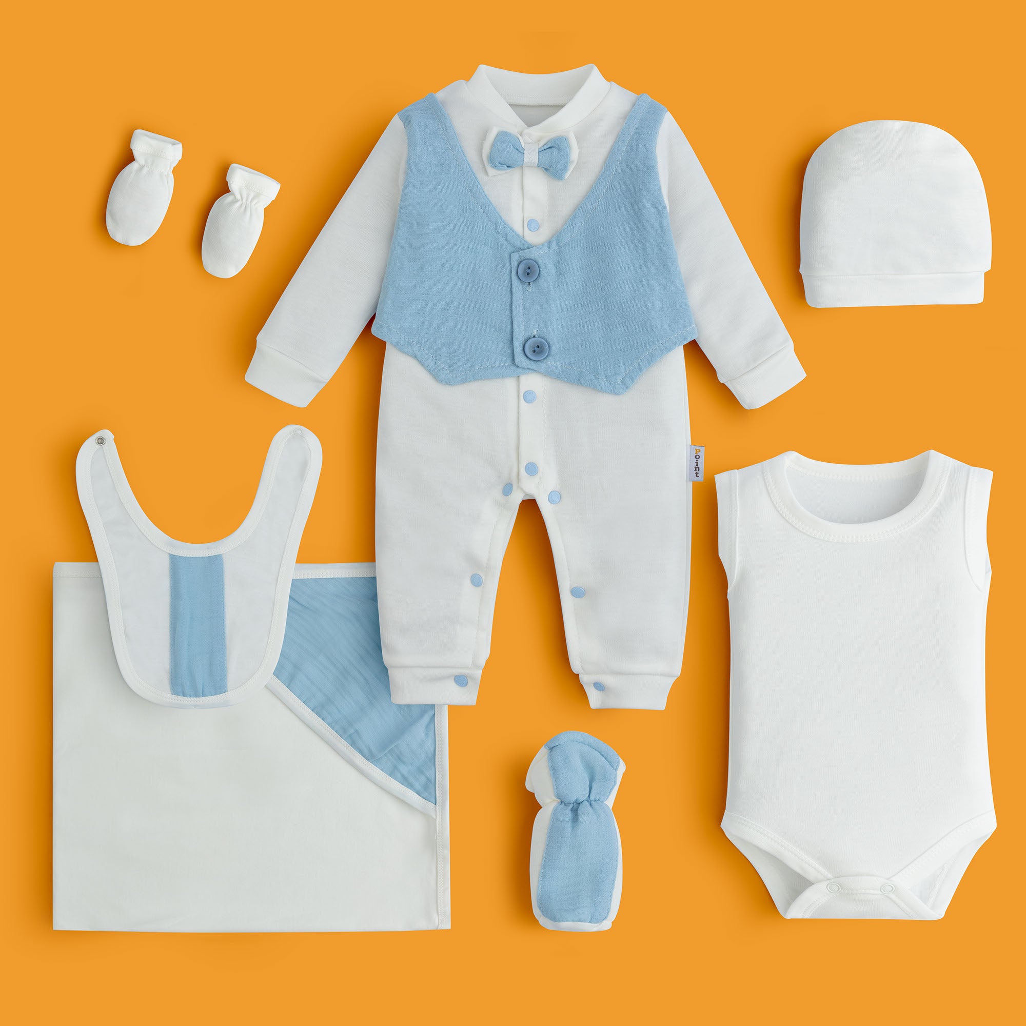 Dapper Infant Romper Pack of 7