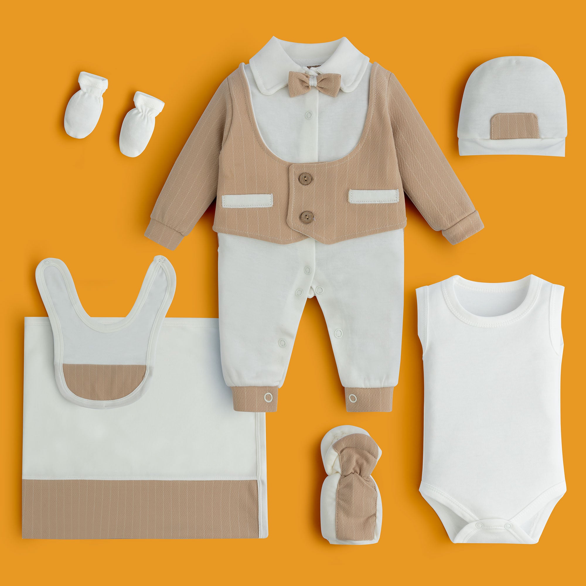 Brownie Bow Romper Set