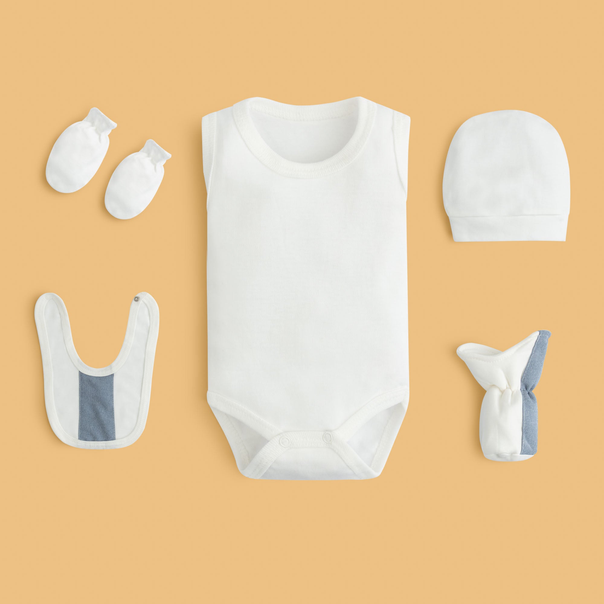 Elegant Baby Vest Layette Set