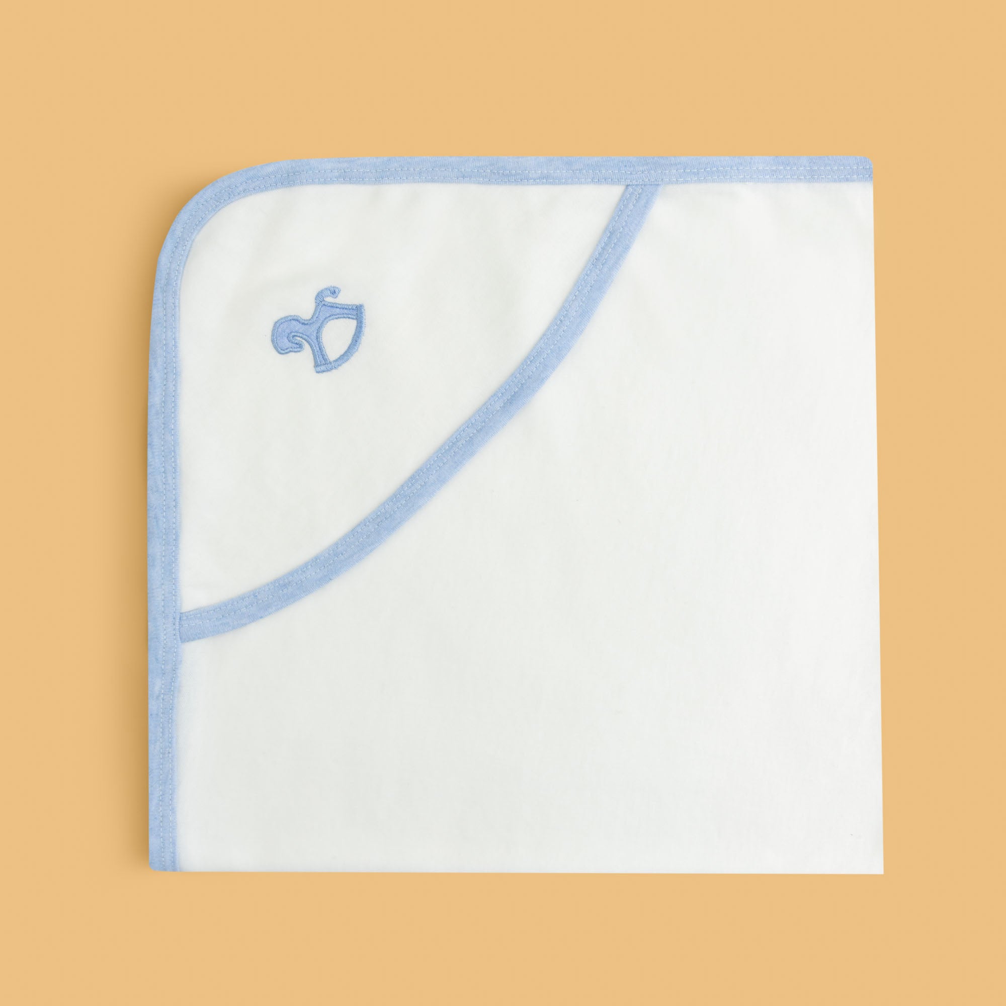 Blue Trim Baby Set