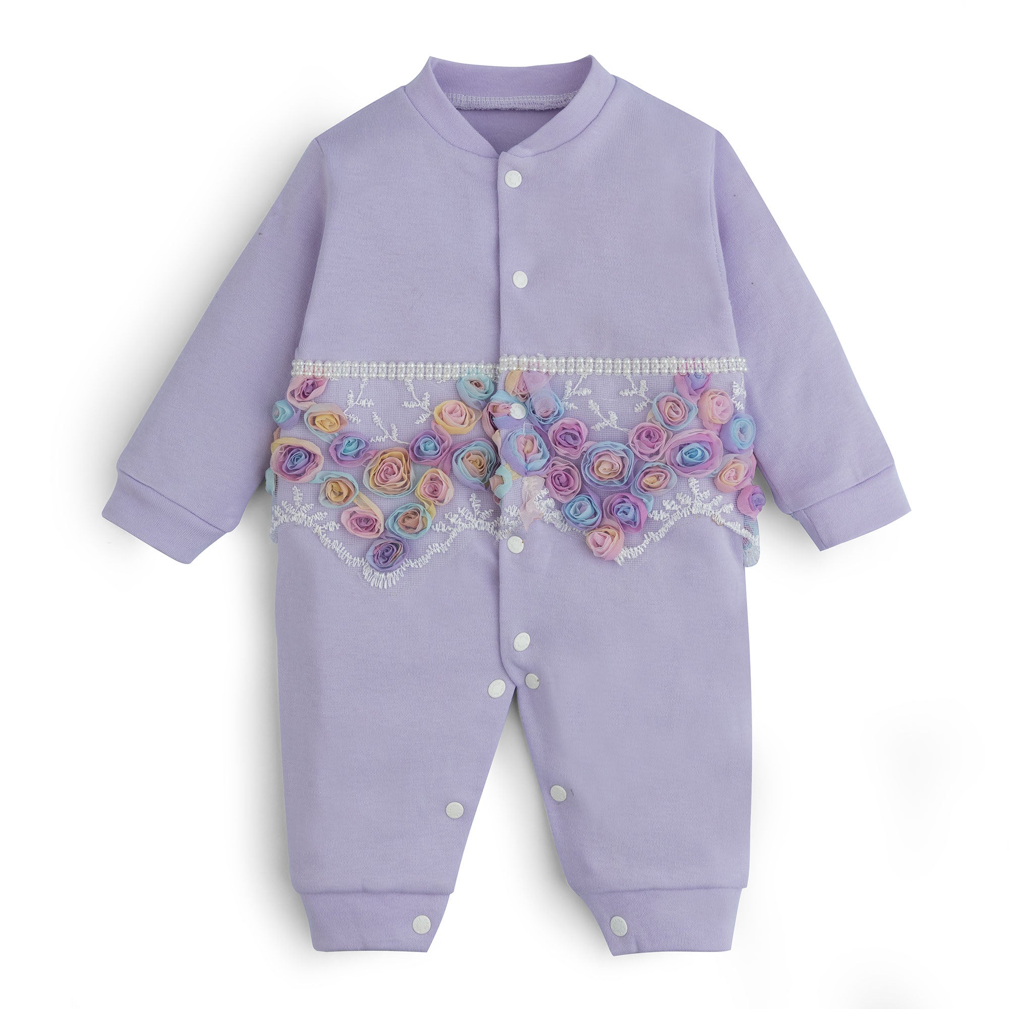 Floral Petal Infant Romper Pack