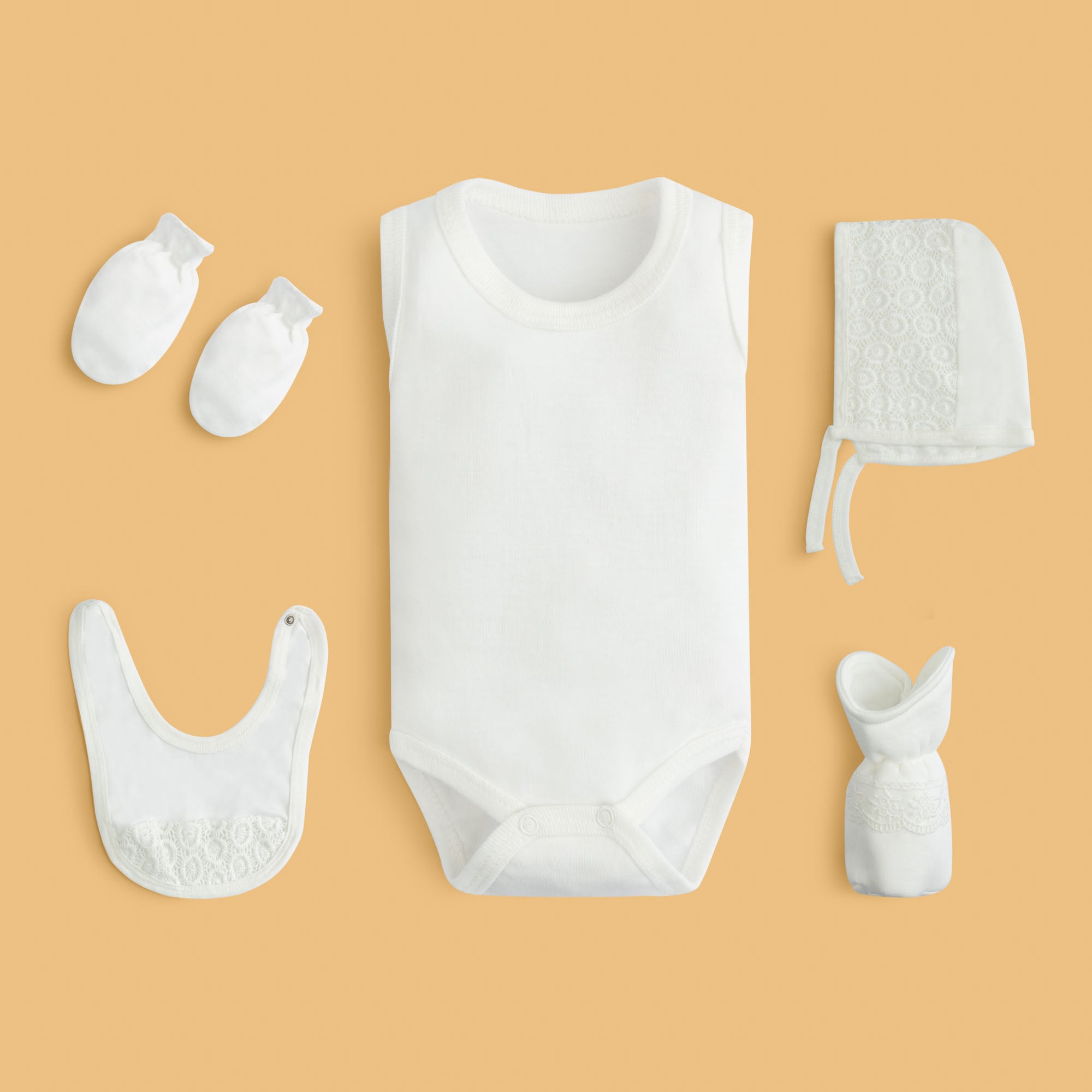Ivory Lace Ensemble Set