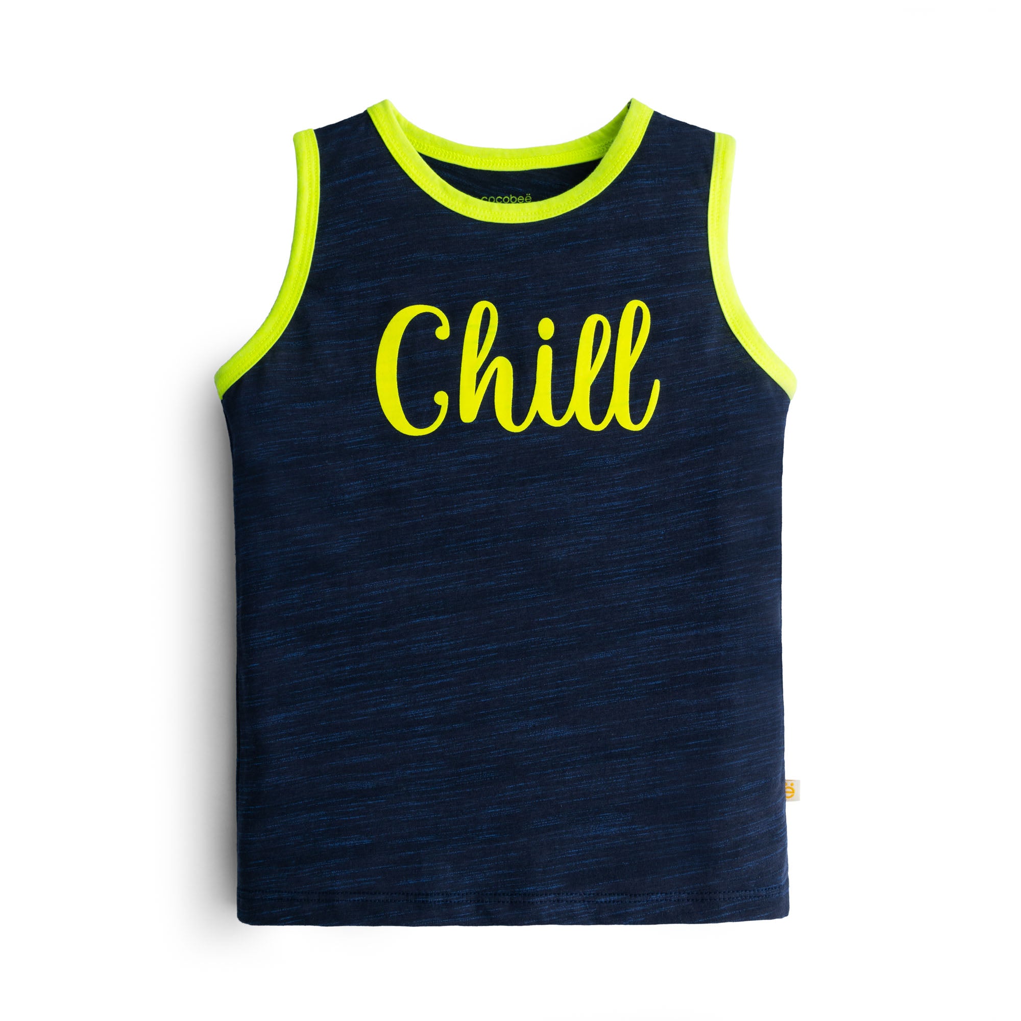 Chilling Blue Printed Vest