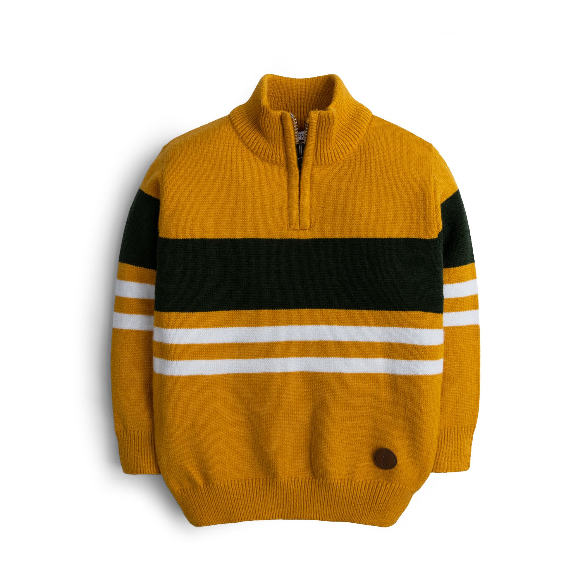 Mustard Mock Neck Sweater