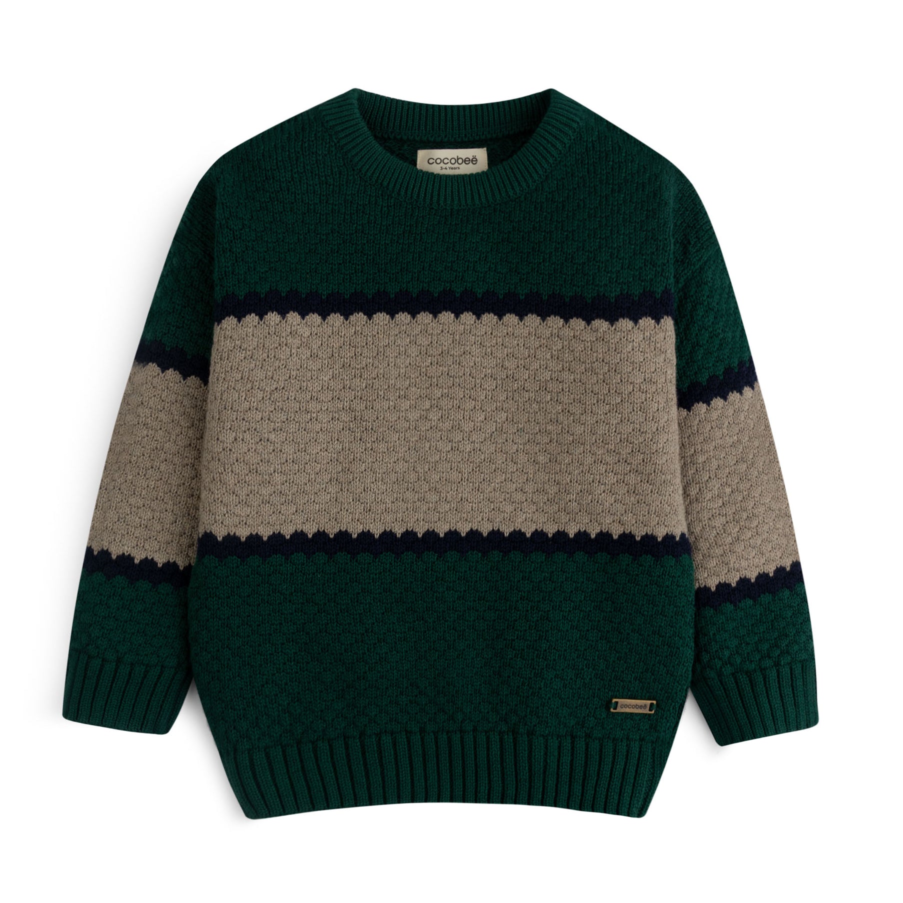 Colorblock Knit Sweater – cocobee