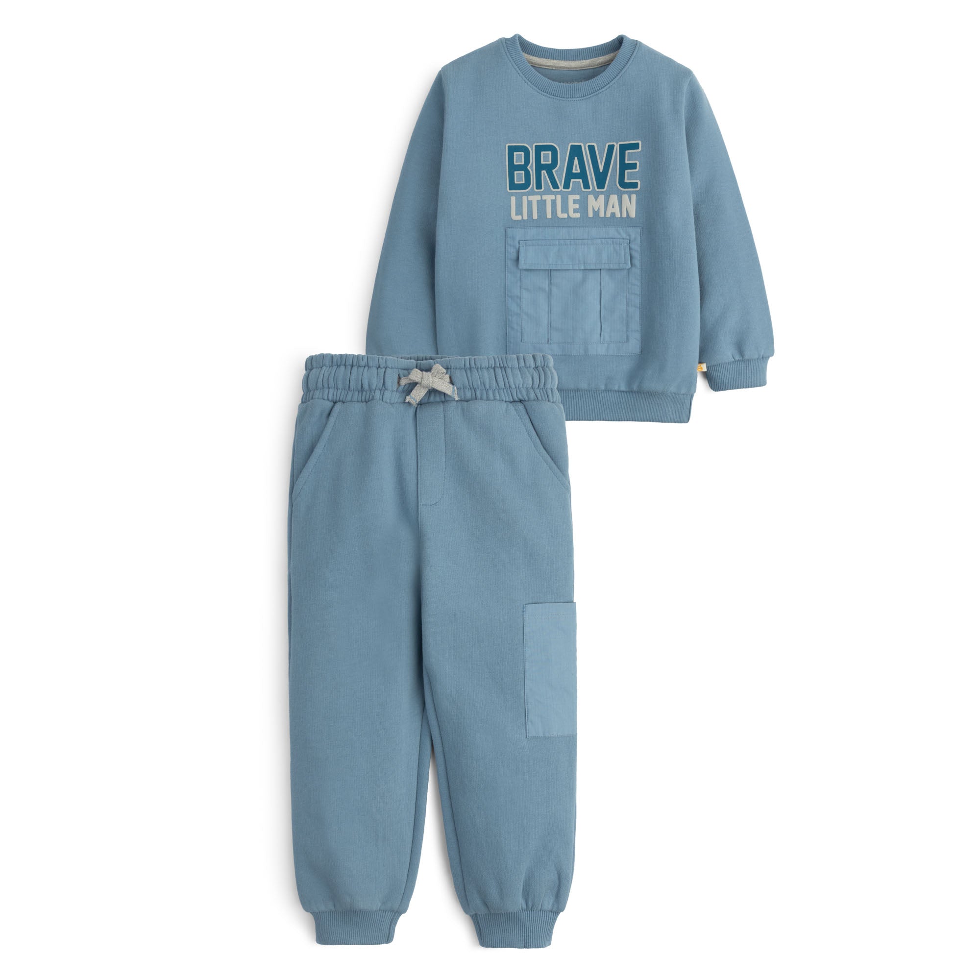 Dusty Blue Pocketed Two-Pack