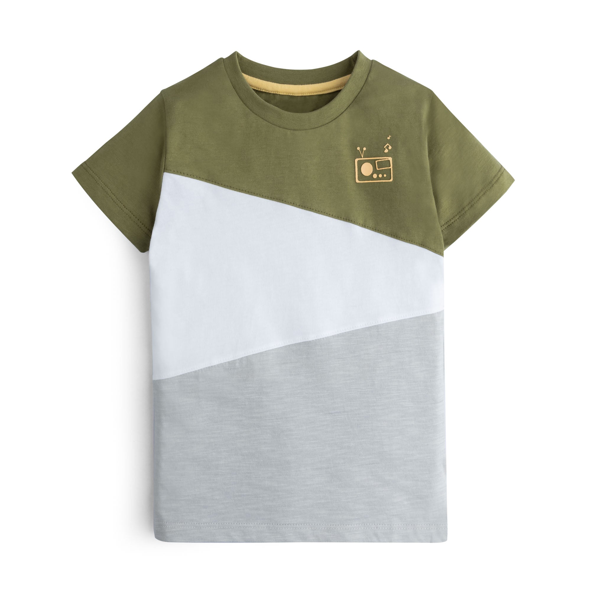 Trio Color-Block T-Shirt