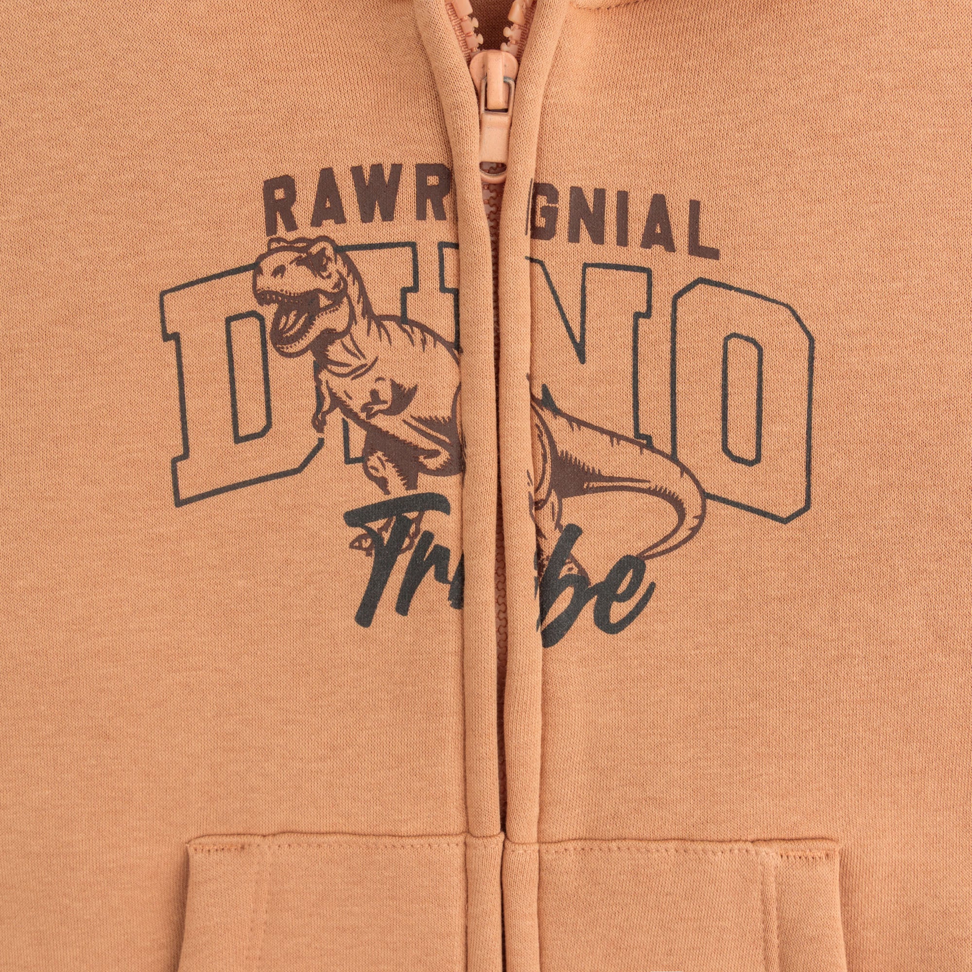 Dino Tribe Zipper Hoodie