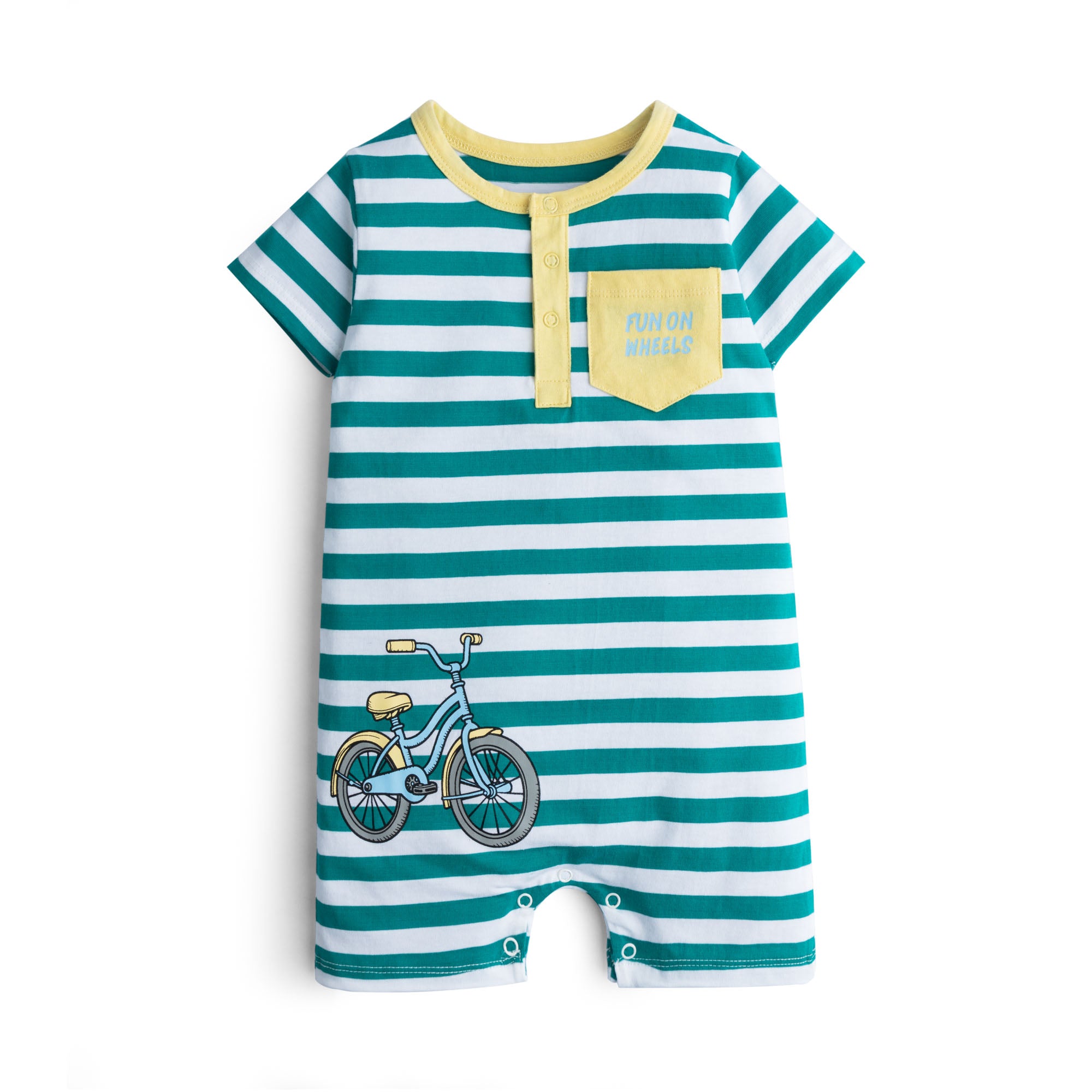 Wheelie Stripes Romper