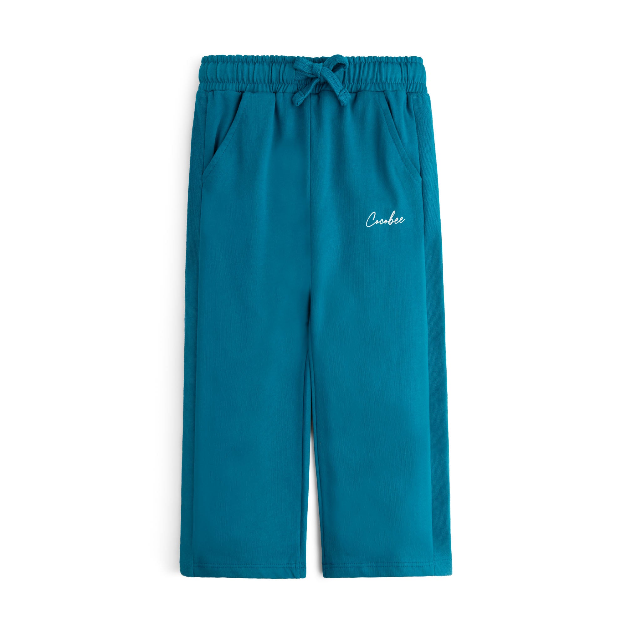 Teal Blue Straight Trouser