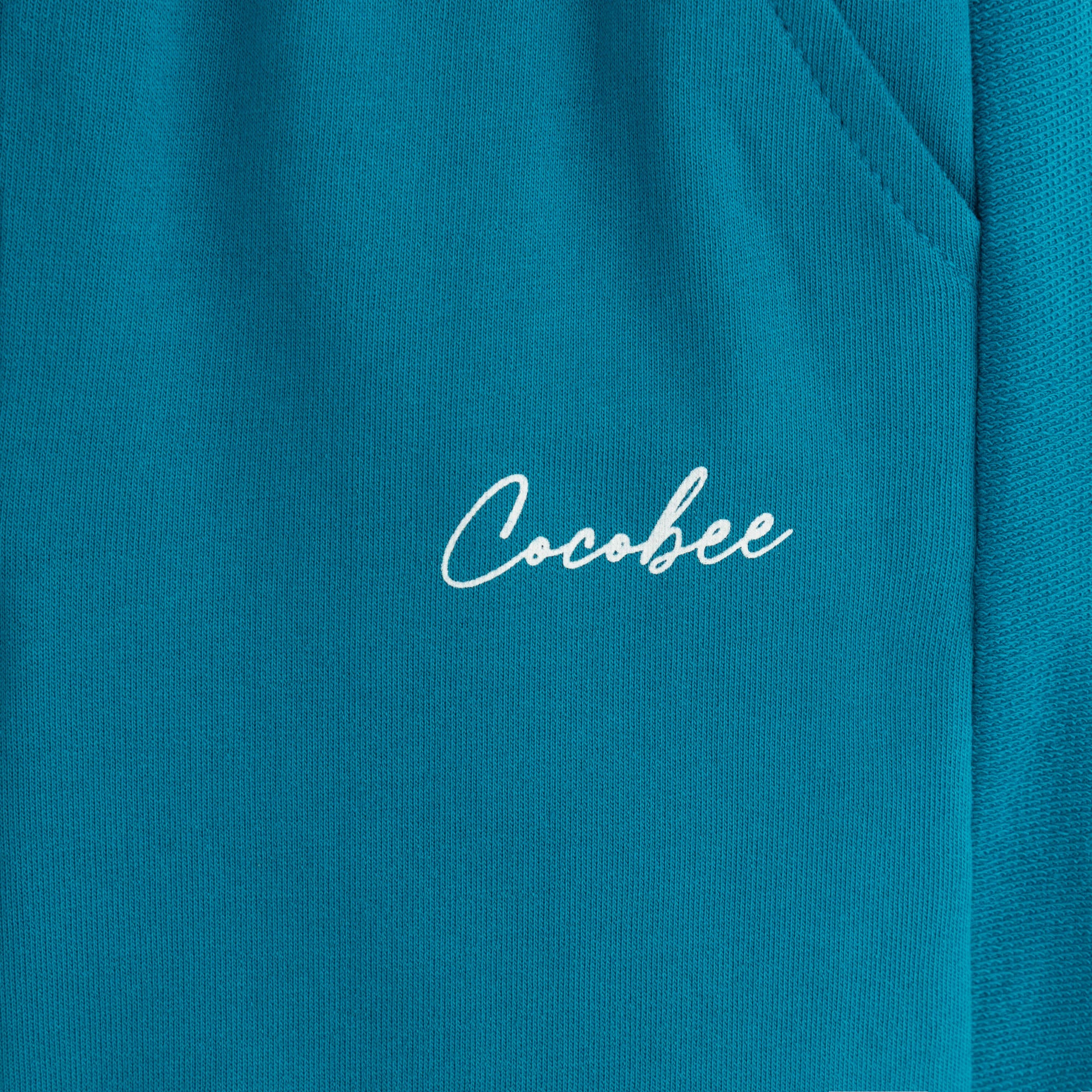 Teal Blue Straight Trouser
